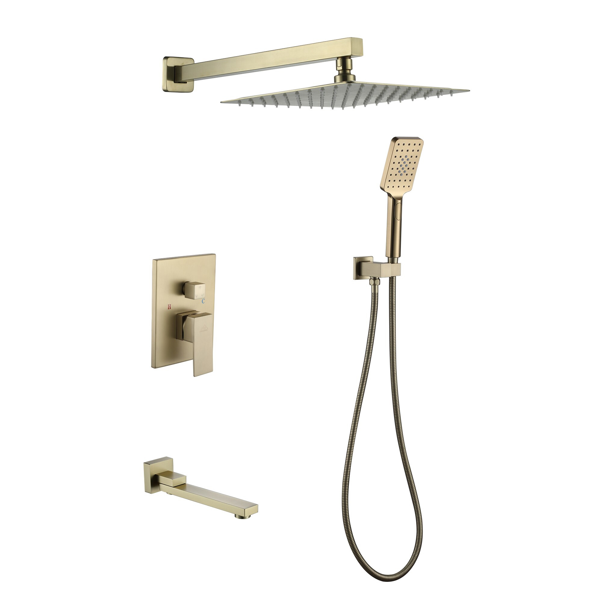 CASAINC OY-98A1003-BG Showerhead-Bar-Panels - View #2