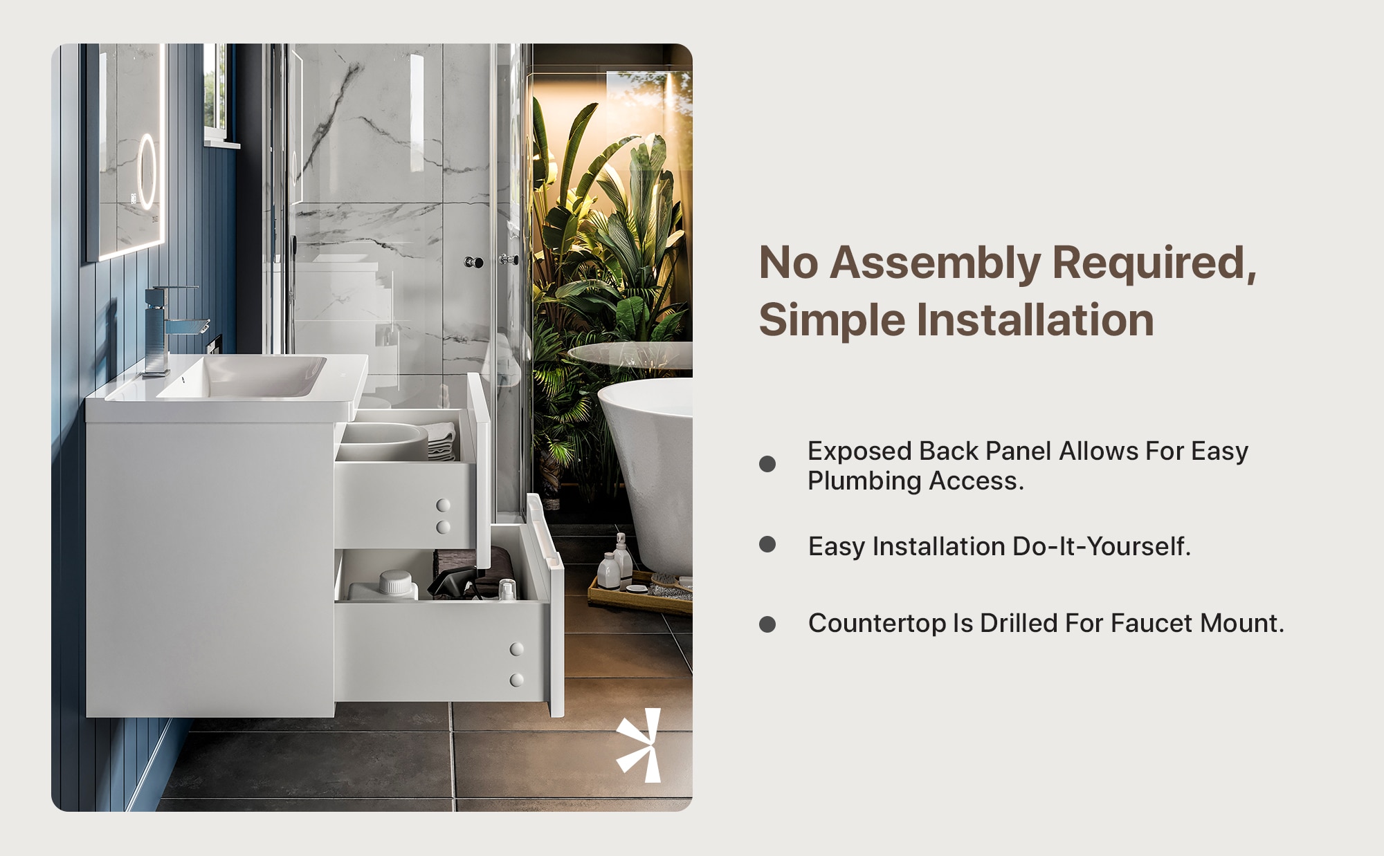 Eviva EVVN732-24WH Bath-Vanity-Combo - View #9