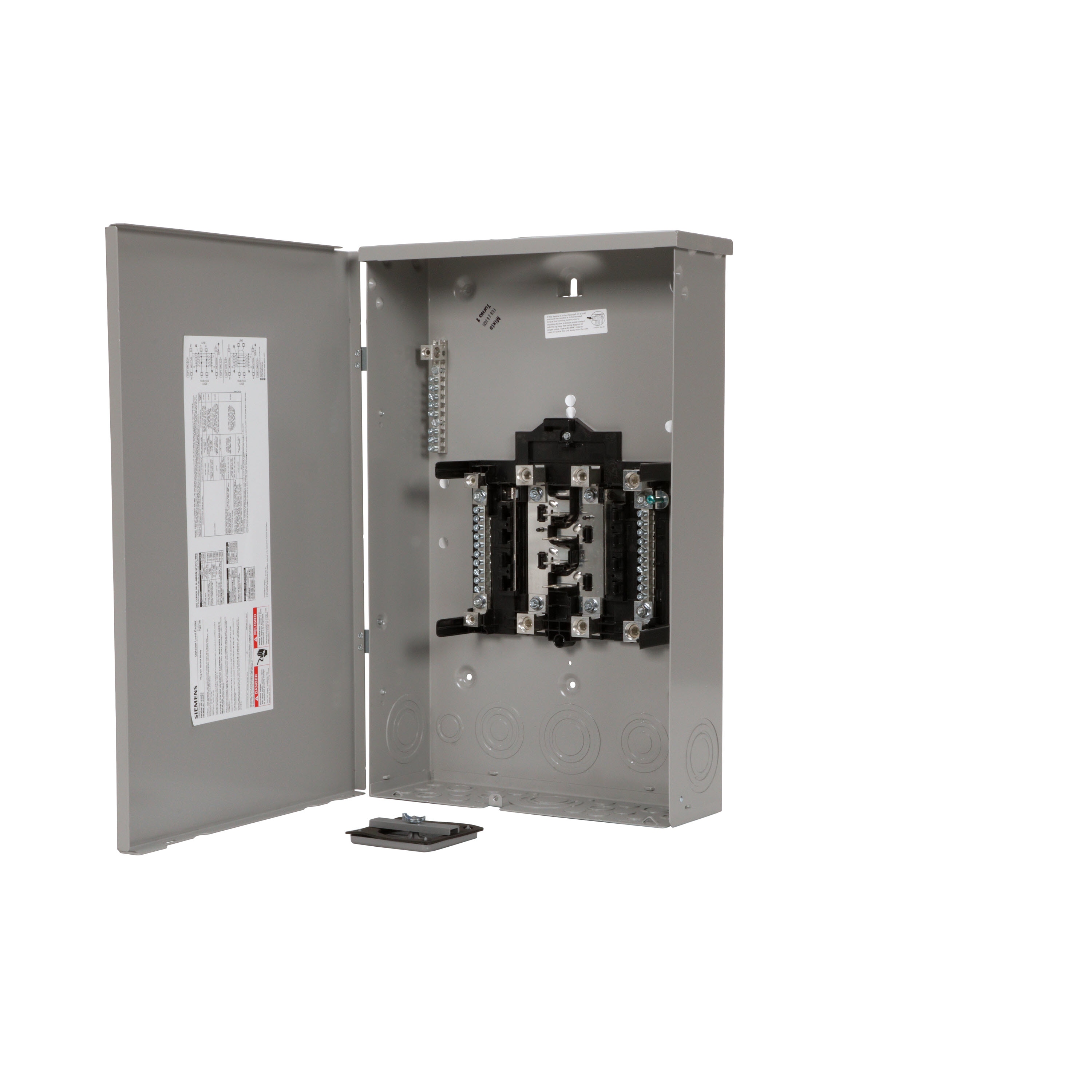 Main Breaker Load Center 200 Amp 8-Space 16-Circuit with Feed-Thru Lug and Cover 
