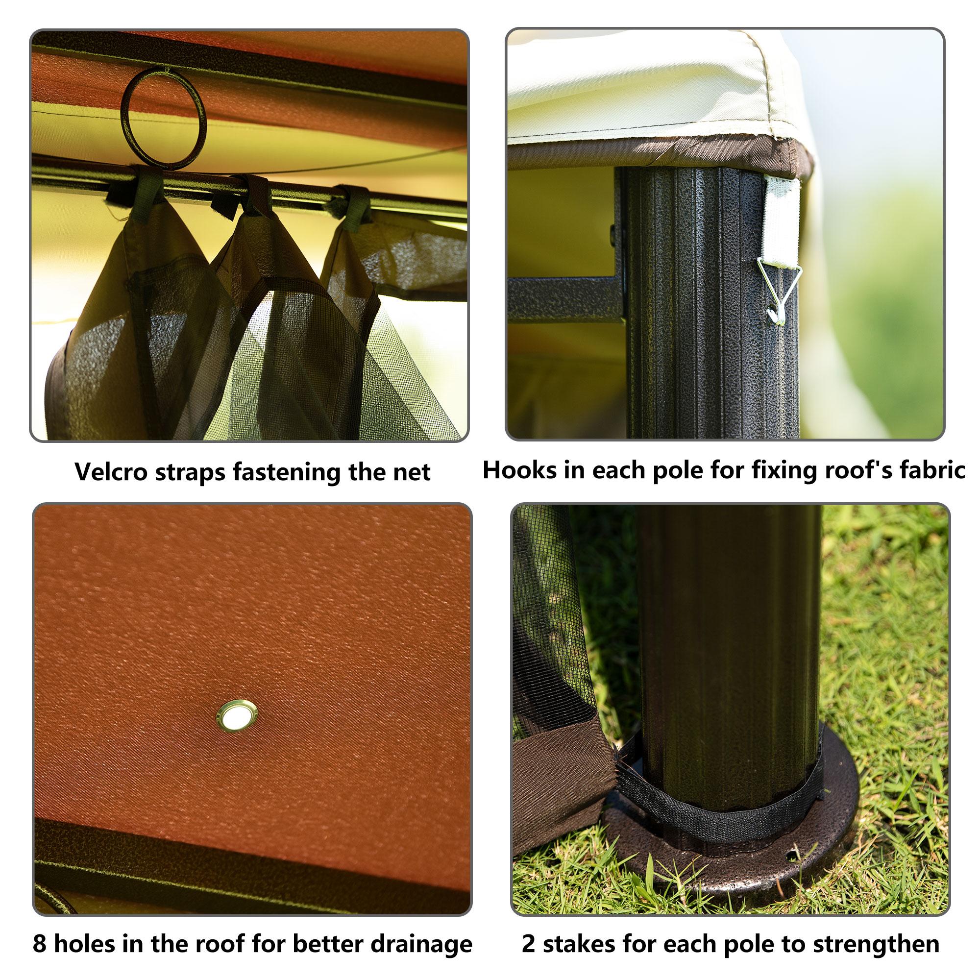 Bayfeve BF-541D-GZB Wood-Resin-Gazebos - View #5