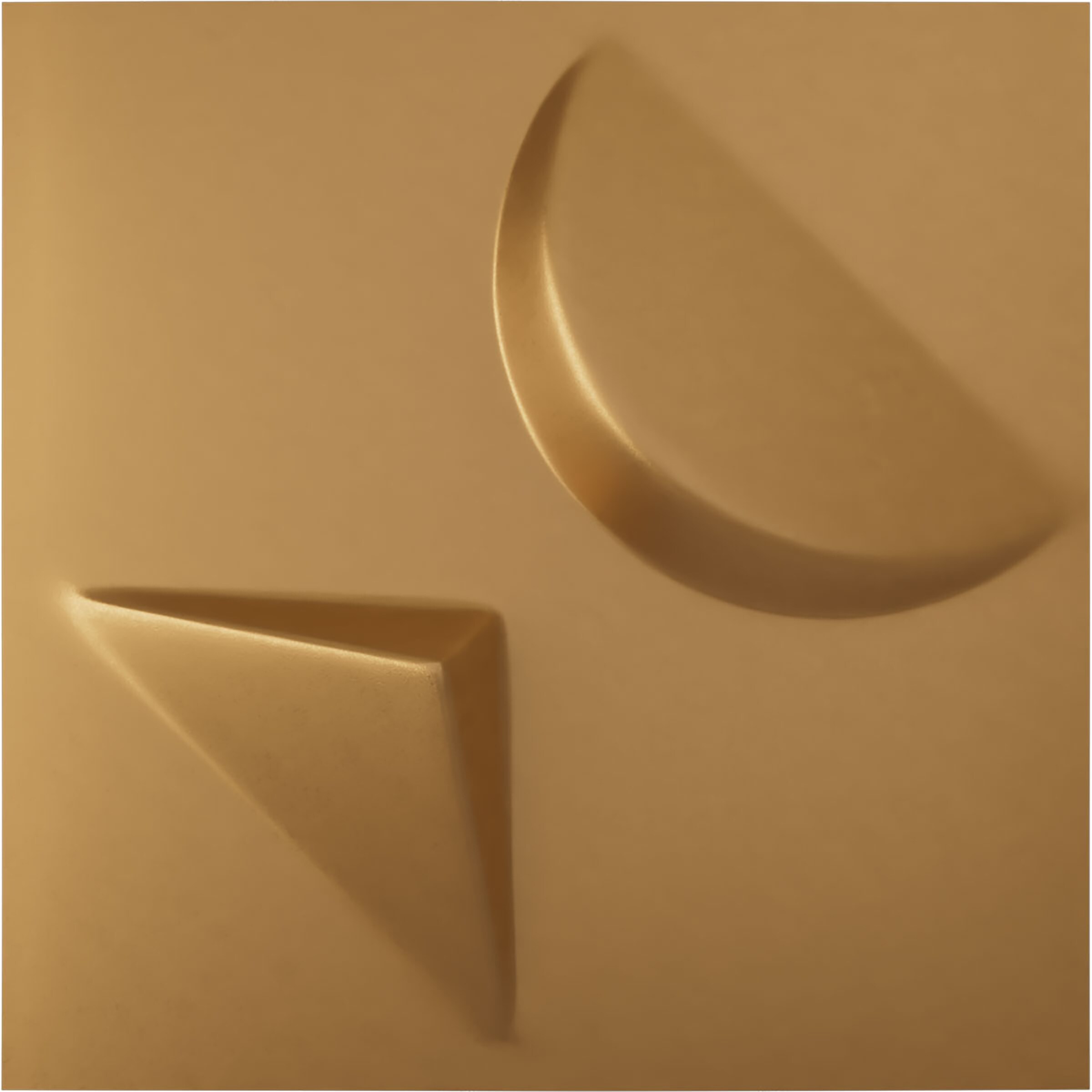 Ekena Millwork WP12X12APBGL 11-7/8-in x 11-7/8-in Embossed Paintable/Stainable Gold PVC Wall Panel ( 0.98-sq ft )