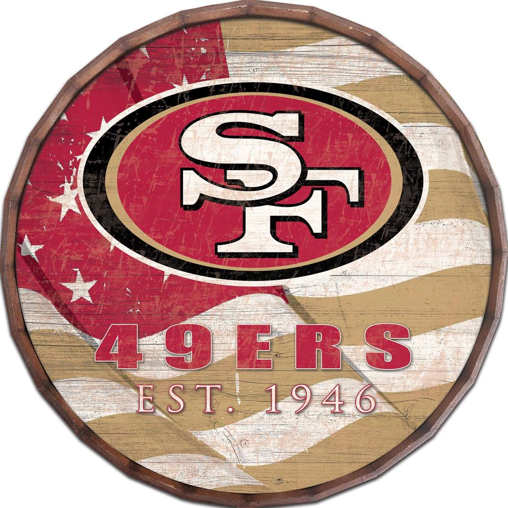 Nfl San Francisco 49ers Fan Creations 24 Slogan Wood Sign : Target