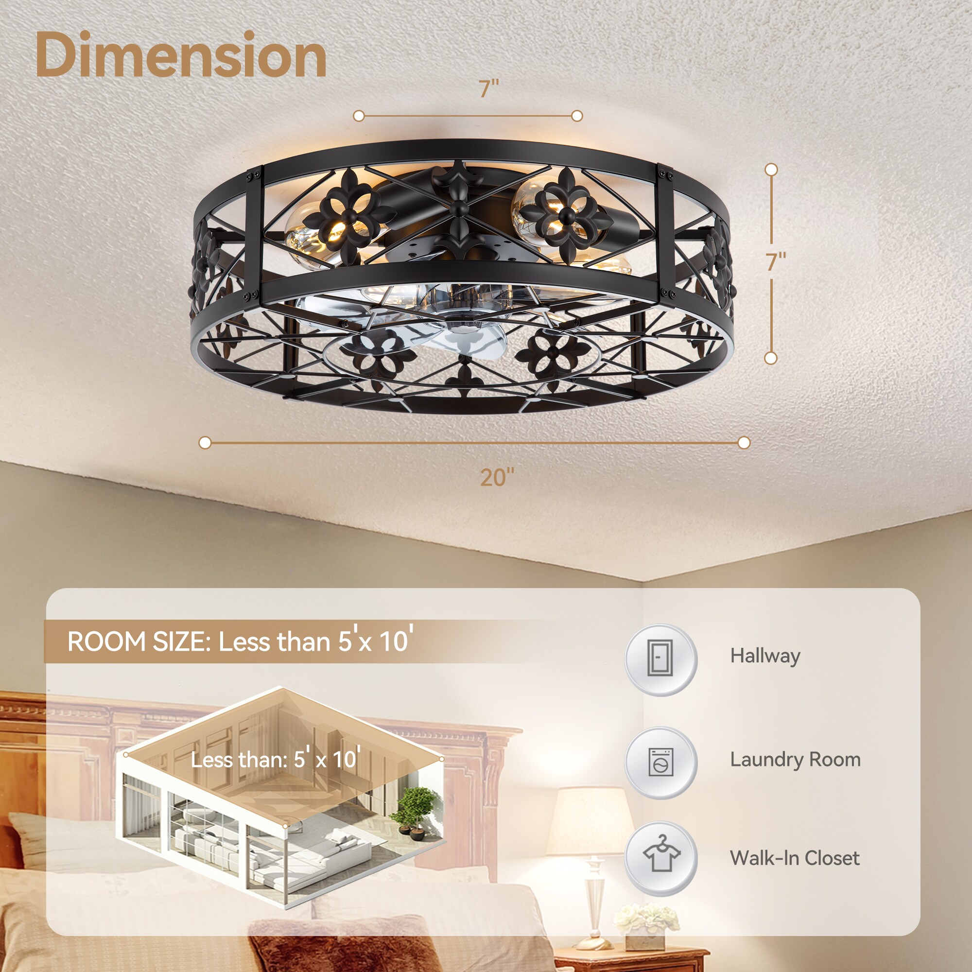 Breezary 35053-BK Ceiling-Fans - View #8