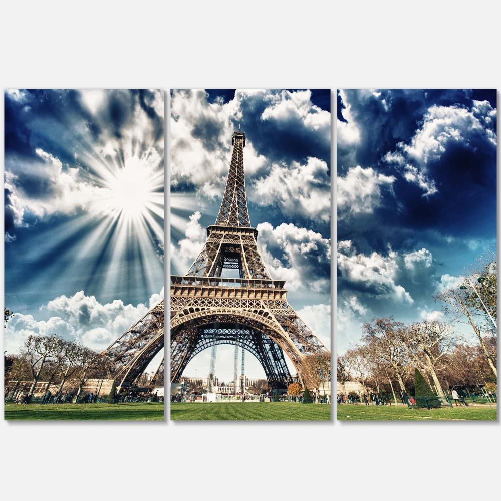 Designart PT9263-3P 28-Inches H x 36-Inches W Landscape Canvas Print