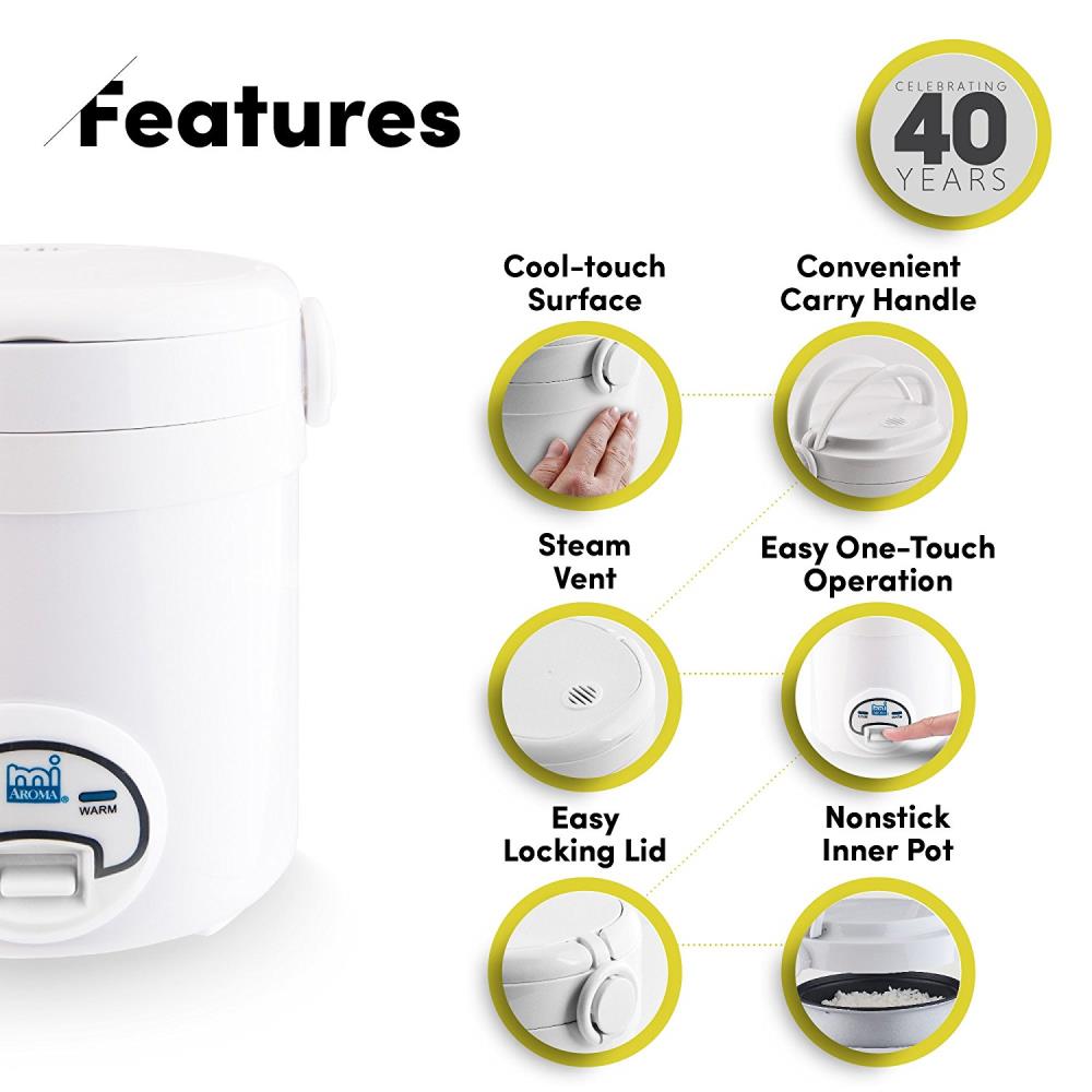 Aroma 3 Cups Residential Rice Cooker at Lowes.com