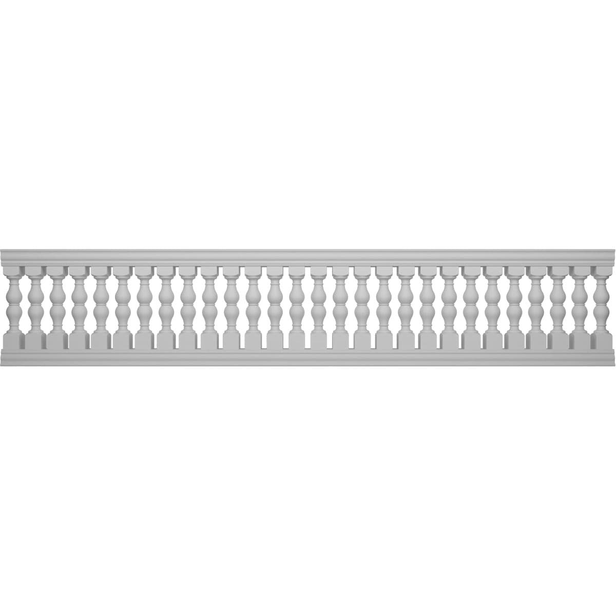 Ekena Millwork BALK40X192AVD FiberThane 16-Feet x 40-Inches Avalon Fiberglass Deck Rail Kit