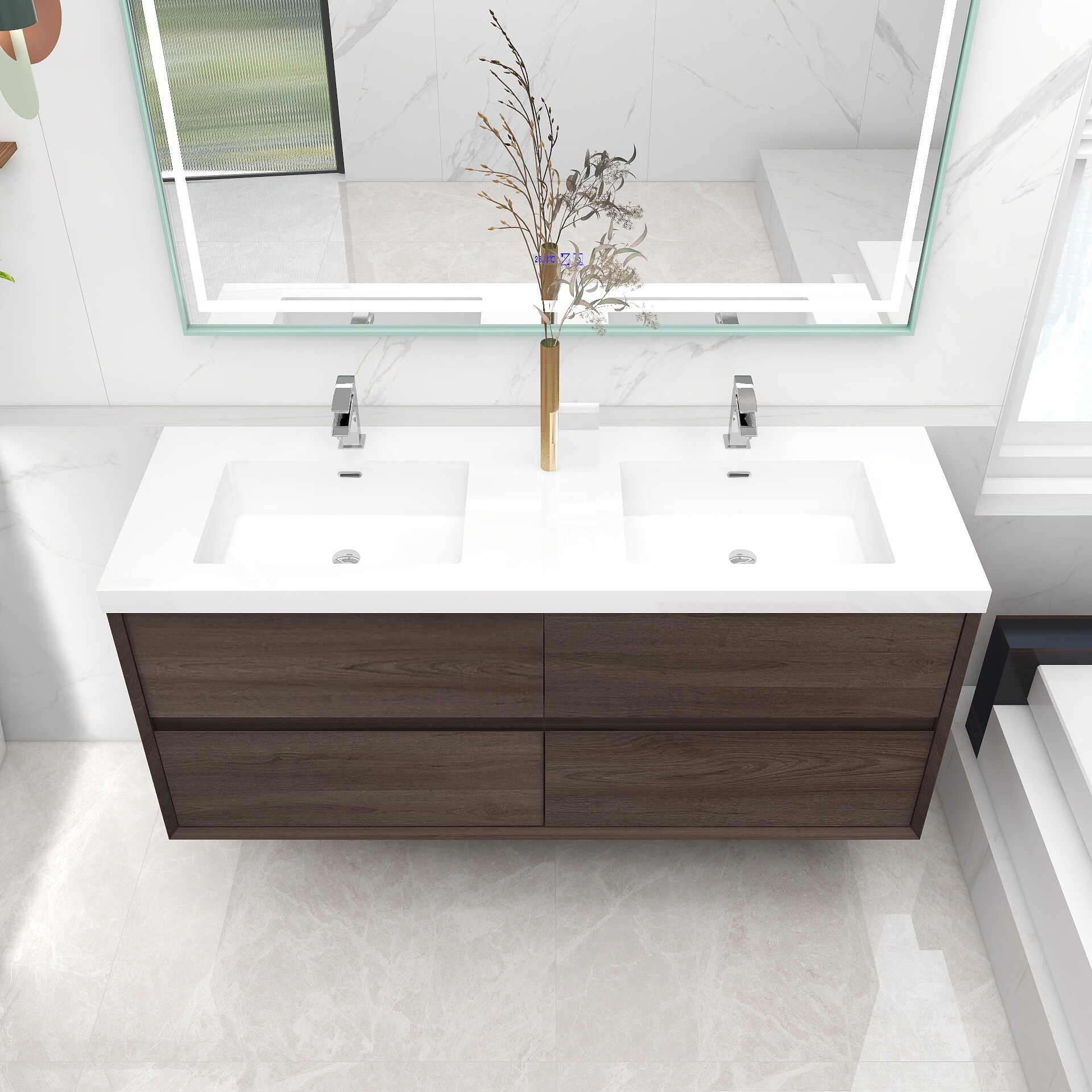 BV Better Vanity SLIM60D-RO Bath-Vanity-Combo - View #8