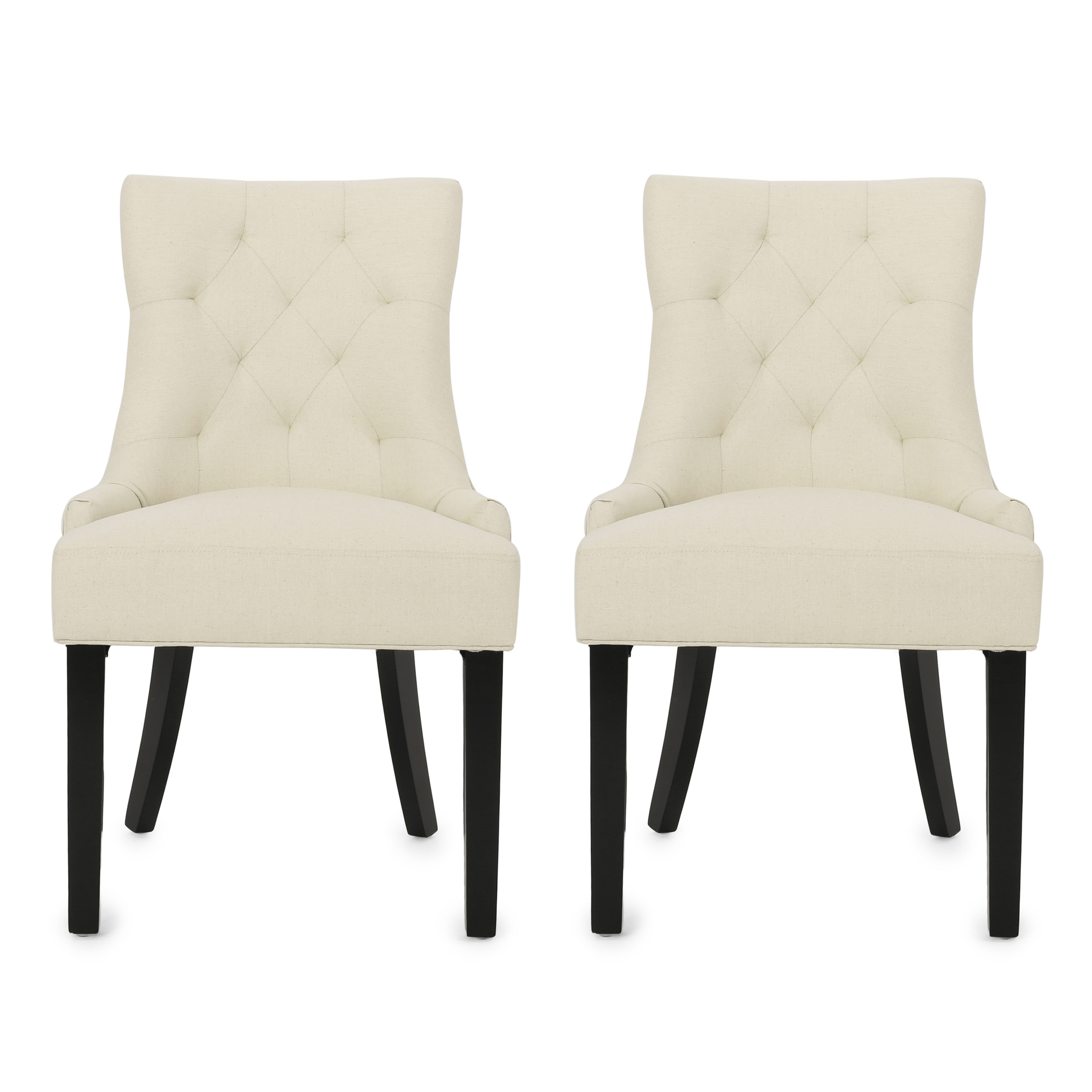 Best Selling Home Decor 295013 Hayden Tufted Fabric Dining/ Accent Chair (Set of 2)
