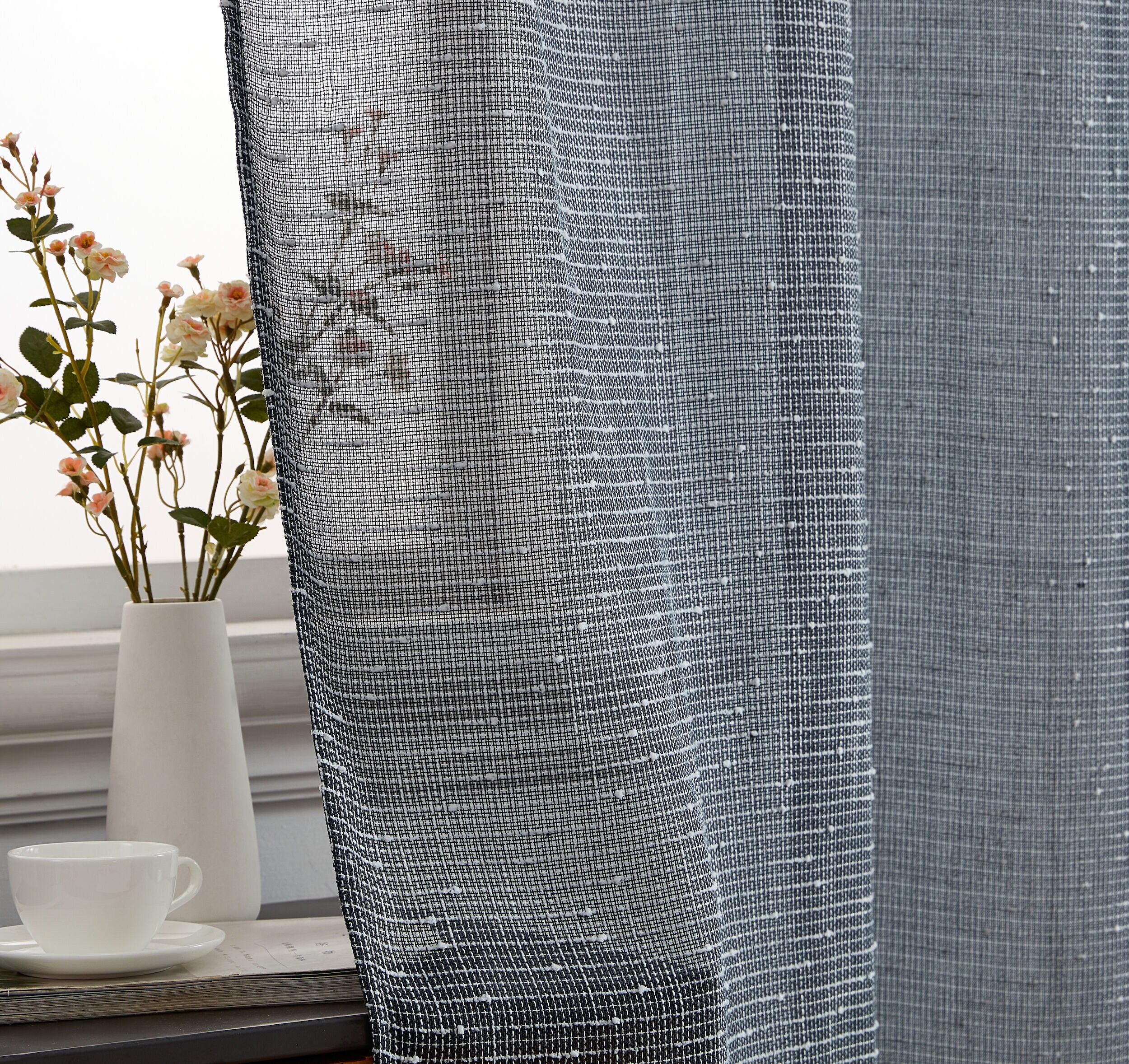 HLC.me EMLY-37X96NAVY curtains - View #4