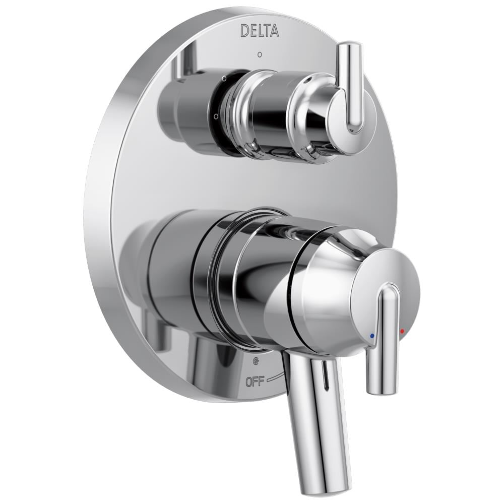 Delta T27859 Trinsic Chrome 3.625-in Universal Bathtub/Shower Shower mixer 0.5-in -ID