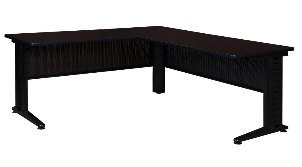 Regency MLDS723042MW Fusion 72-in Brown Modern/Contemporary L-shaped Desk