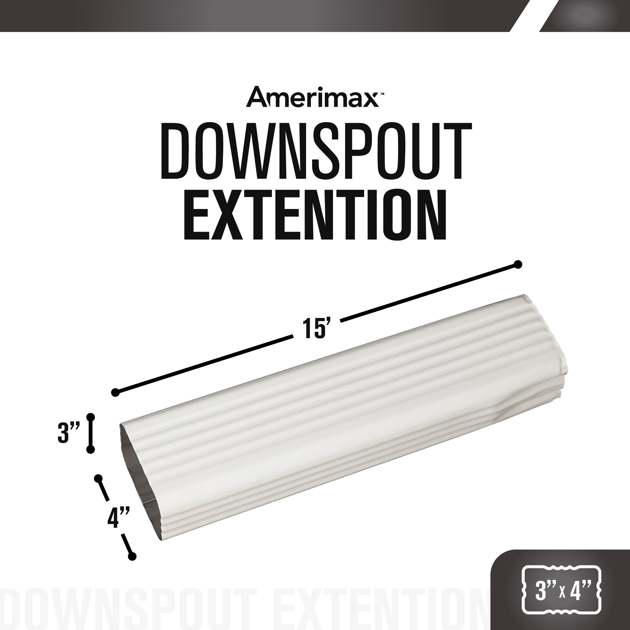 Amerimax 47075HP Downspout-Components - View #3