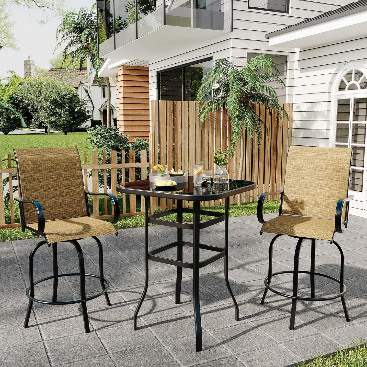 Qeetex LHF-HW-PPG-334N9LGM Patio-Conversation-Sets - View #7