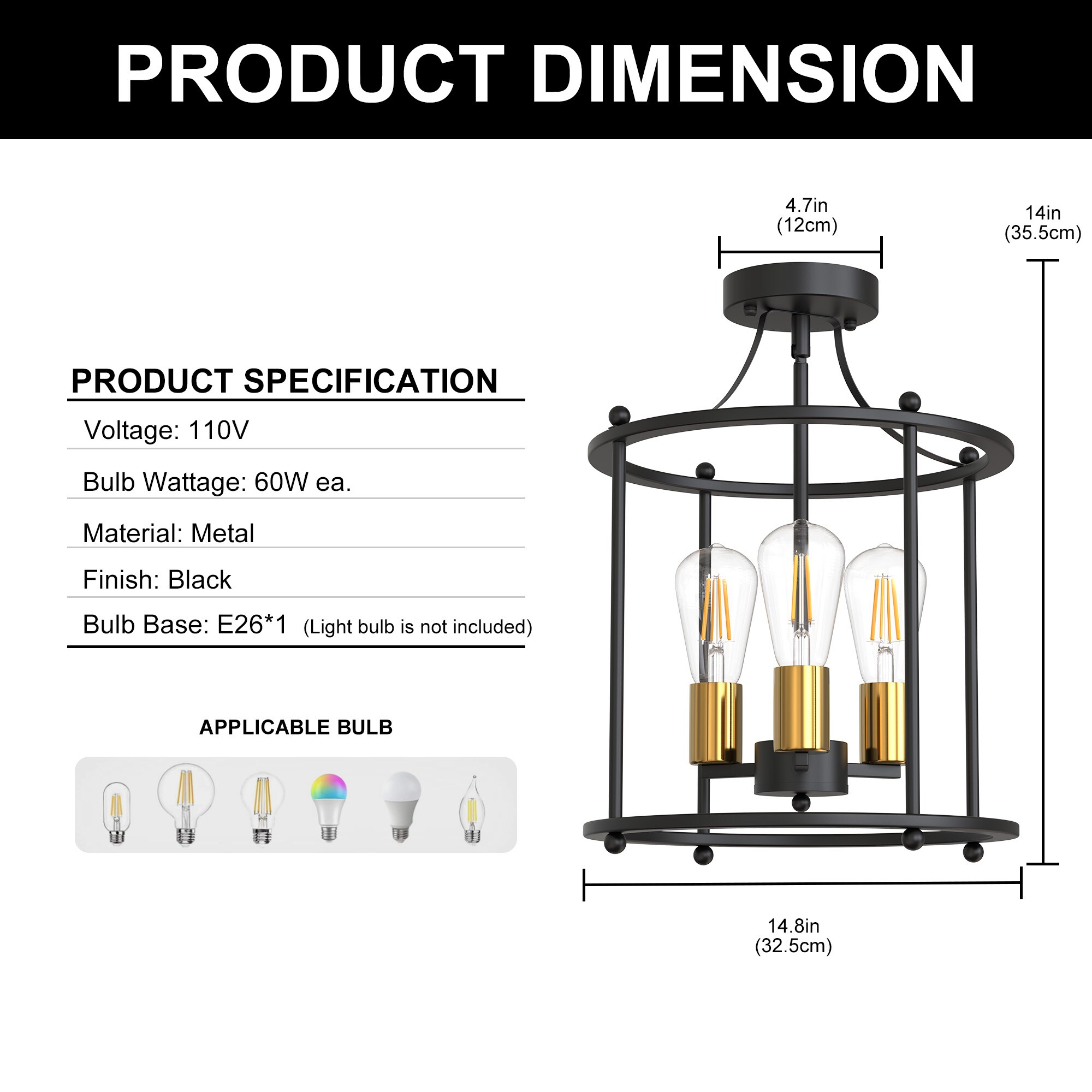 DORESshop LJC-BX01701CGB-1A flushmounts - View #4