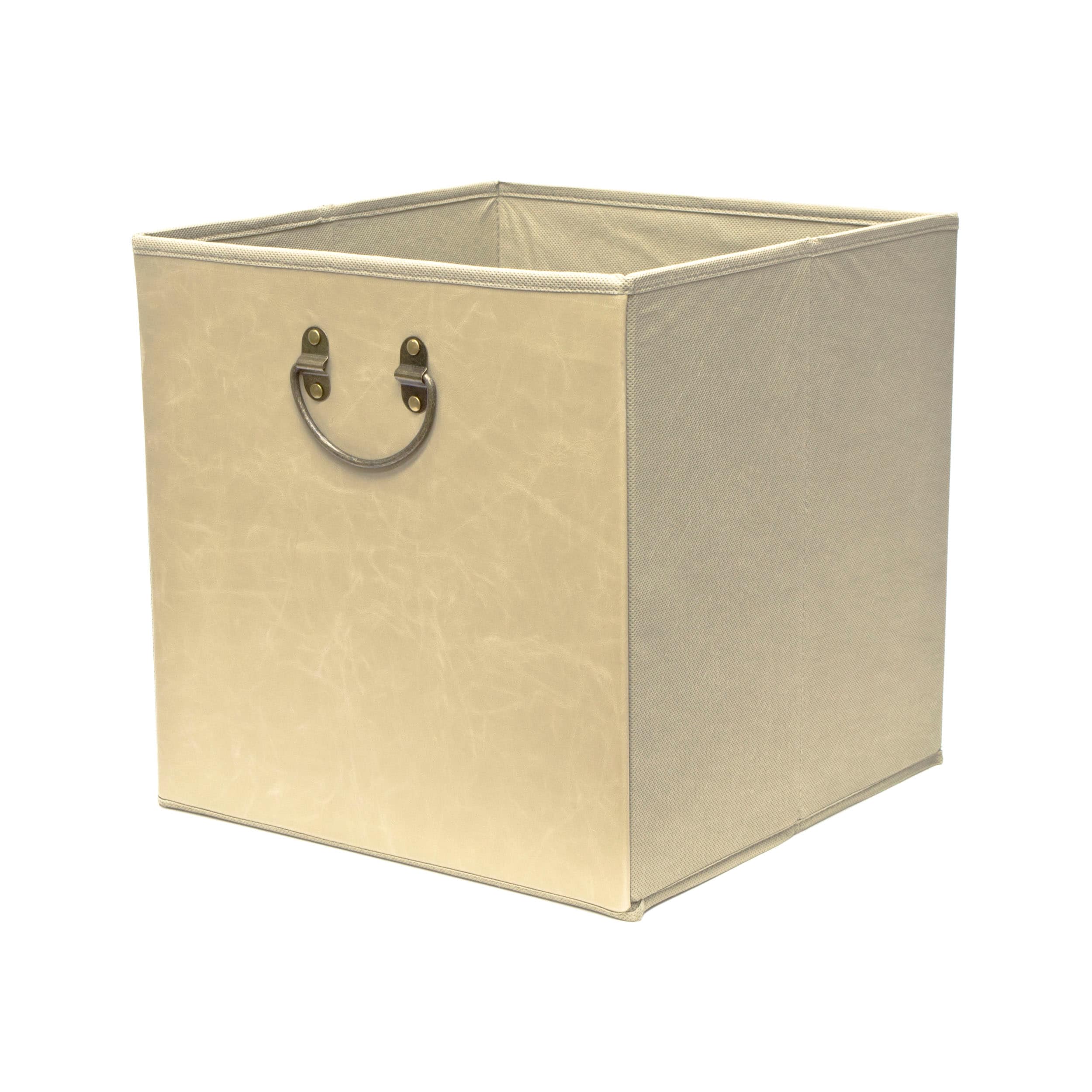 Foldable Storage Cube Bins, Assorted Colors