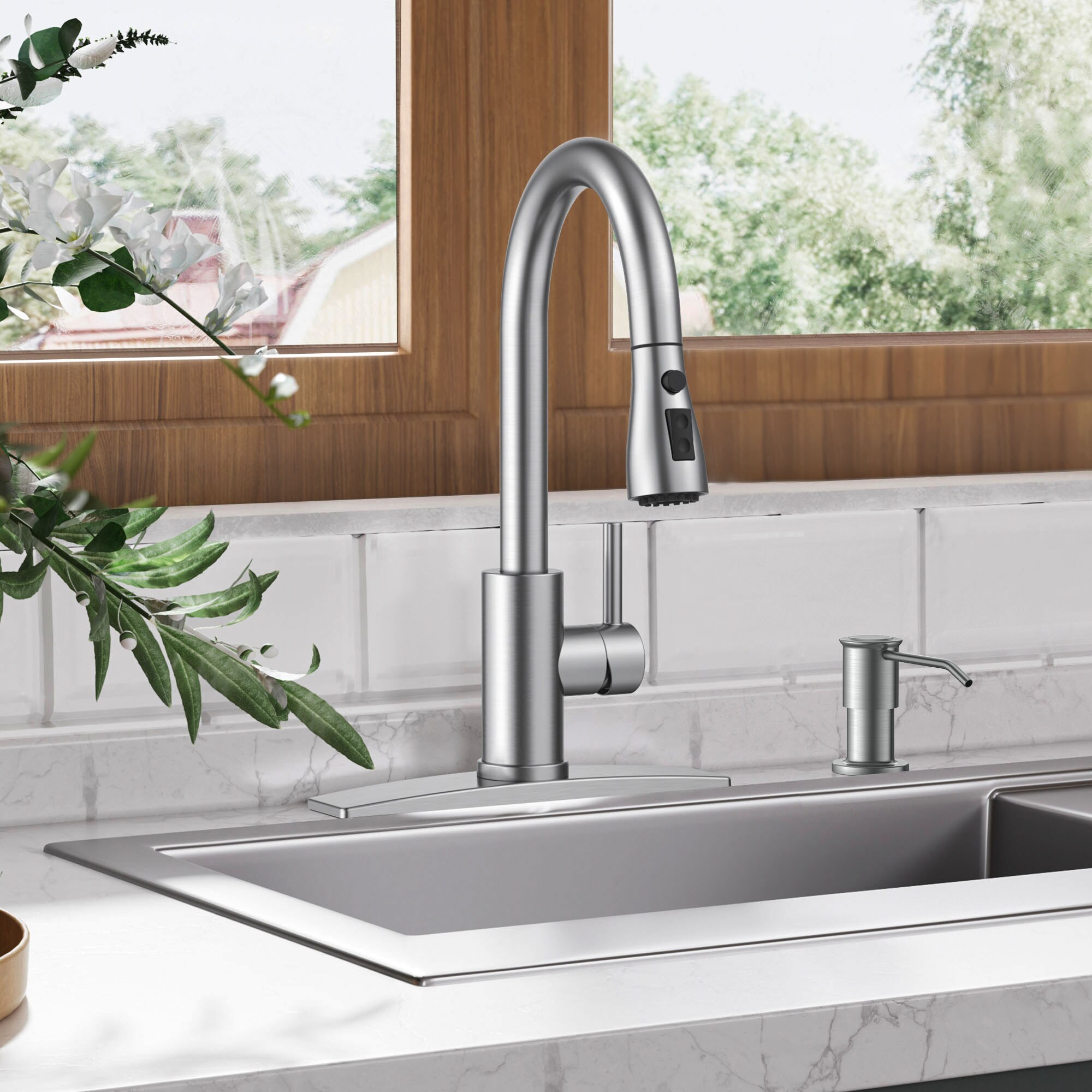 FURUISI L3BN-SD Kitchen-Faucets - View #2