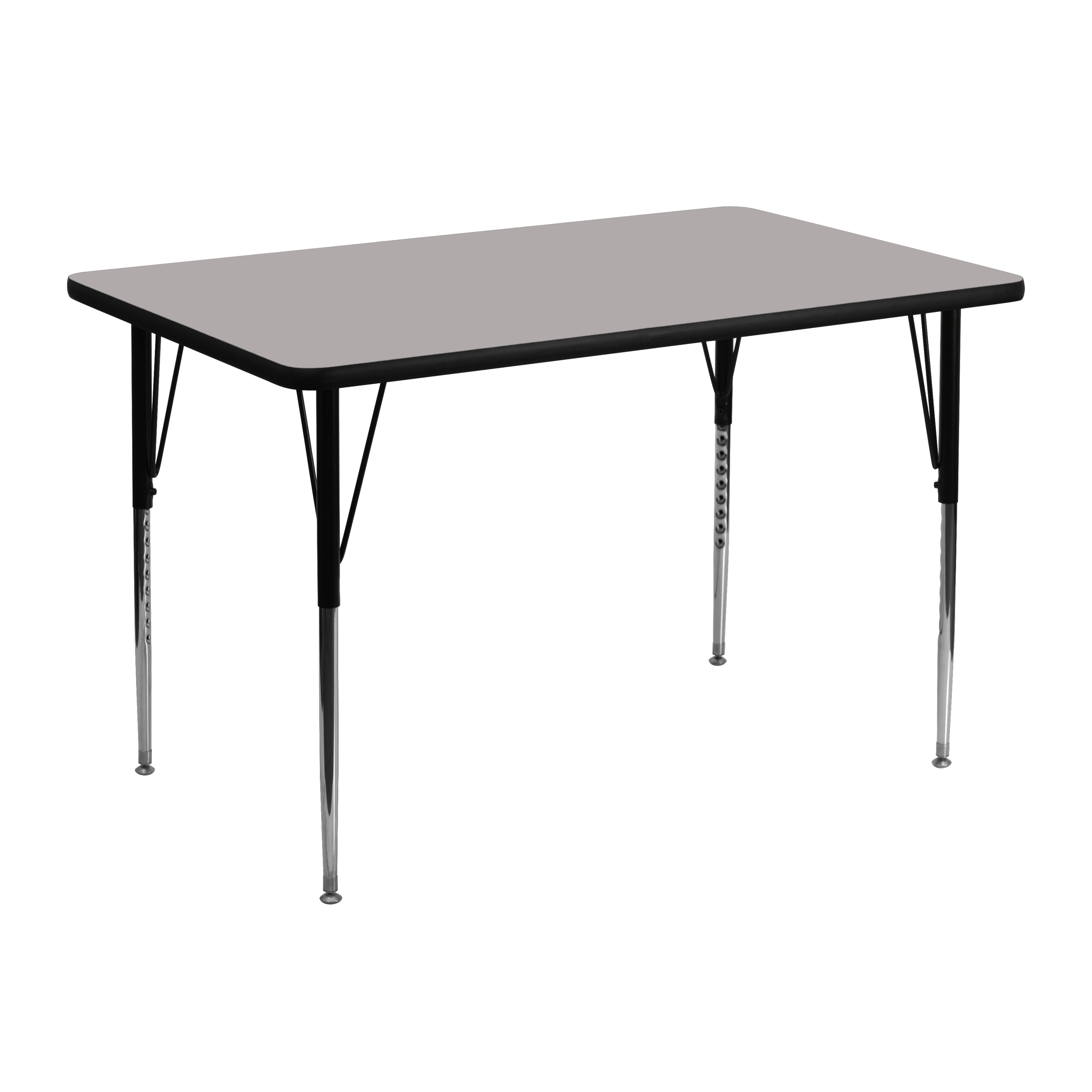 Flash Furniture Gray Rectangular Kid's Play Table