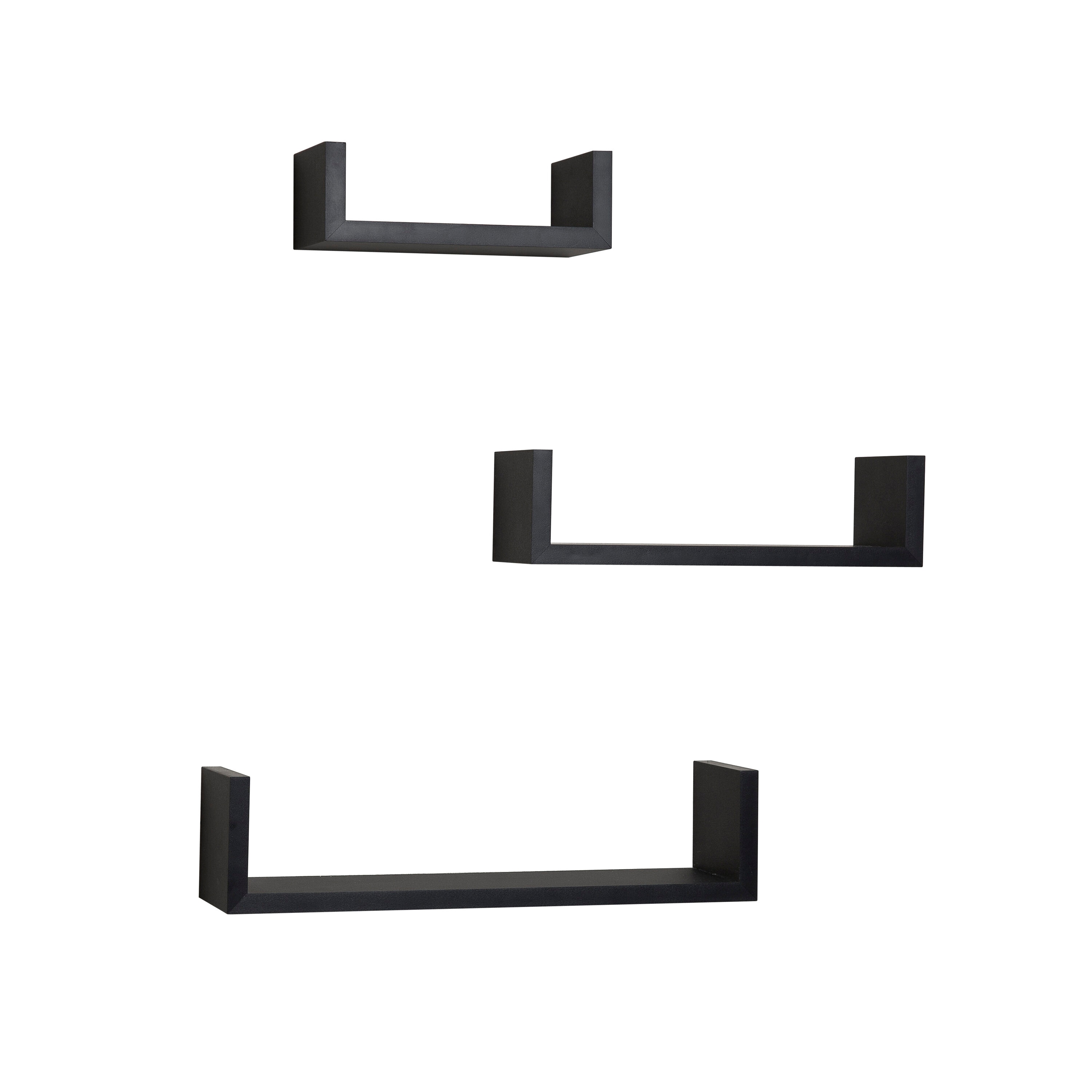 Danya B. XF11039BK Wall-Mounted-Shelving - View #2