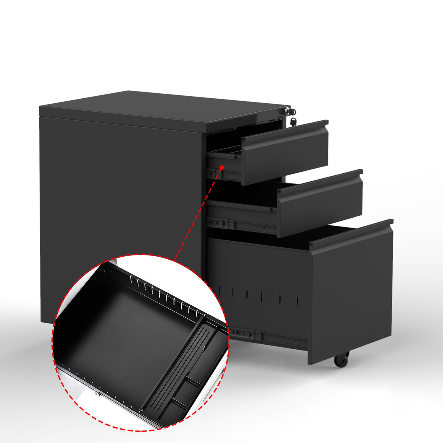 Mondawe OR-W712AB-LF Filing-Cabinets - View #15