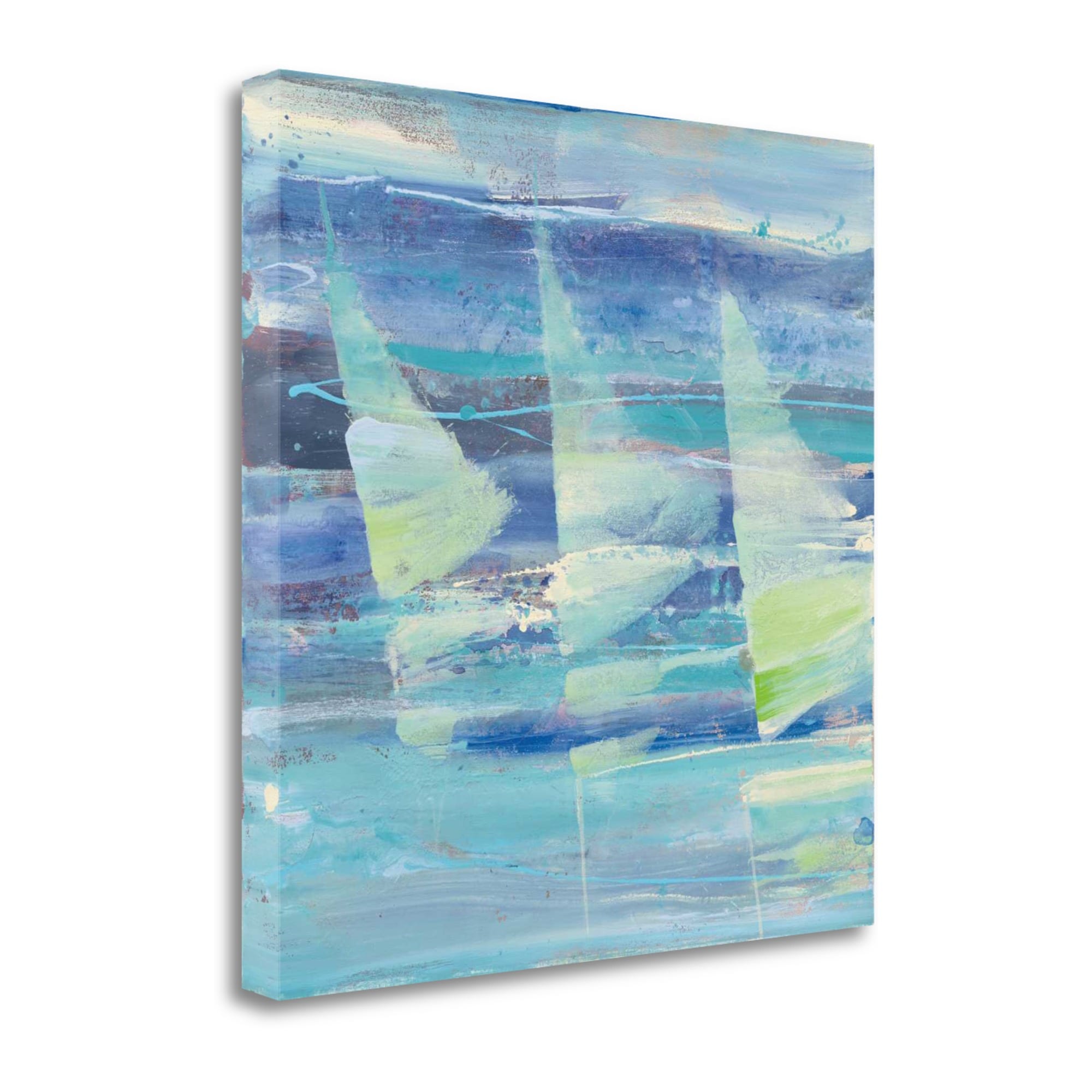 Tangletown Fine Art WA618660-2020C Summer Sail I Albena Hristova 20-in H x 20-in W Abstract Print on Canvas