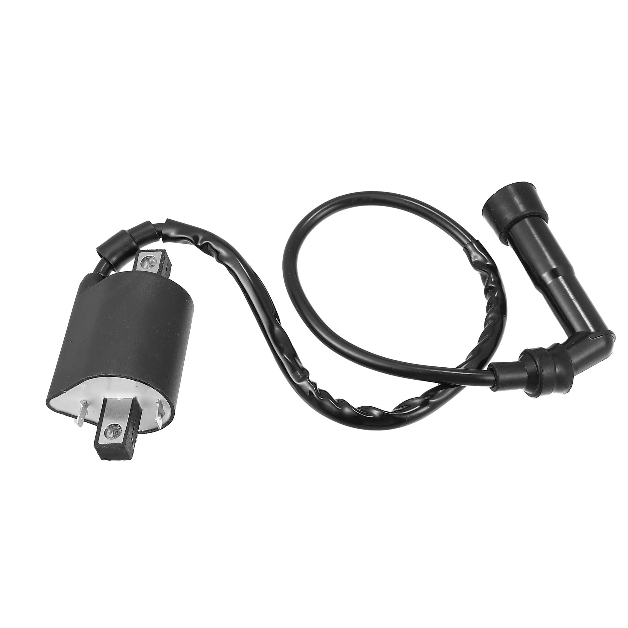 Unique Bargains Ignition Coil for Yamaha Vstar 650 XVS650 Custom XVS650A Classic XVS650AT Silverado ATV Ignition Coil with Spark Plug Cap Black