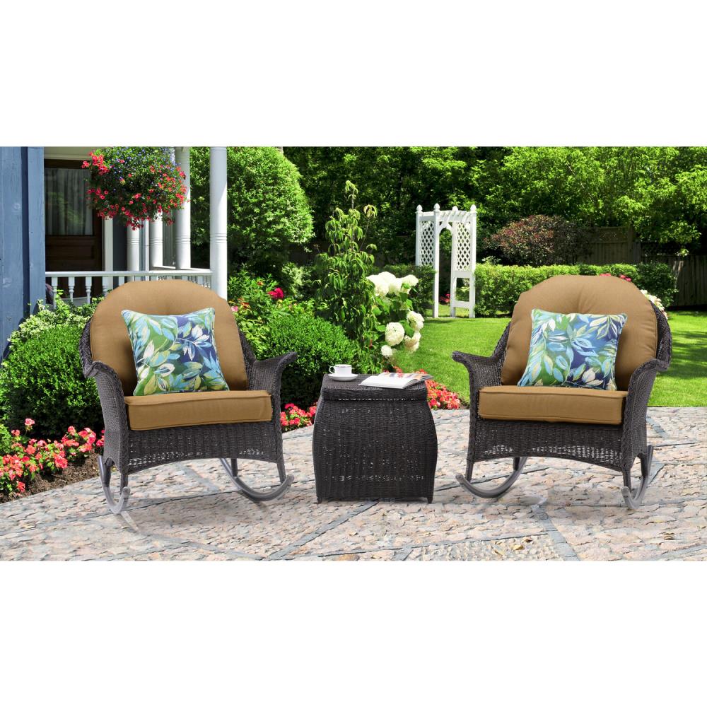 Hanover SUNPRCH3PC-TAN Patio-Conversation-Sets - View #6