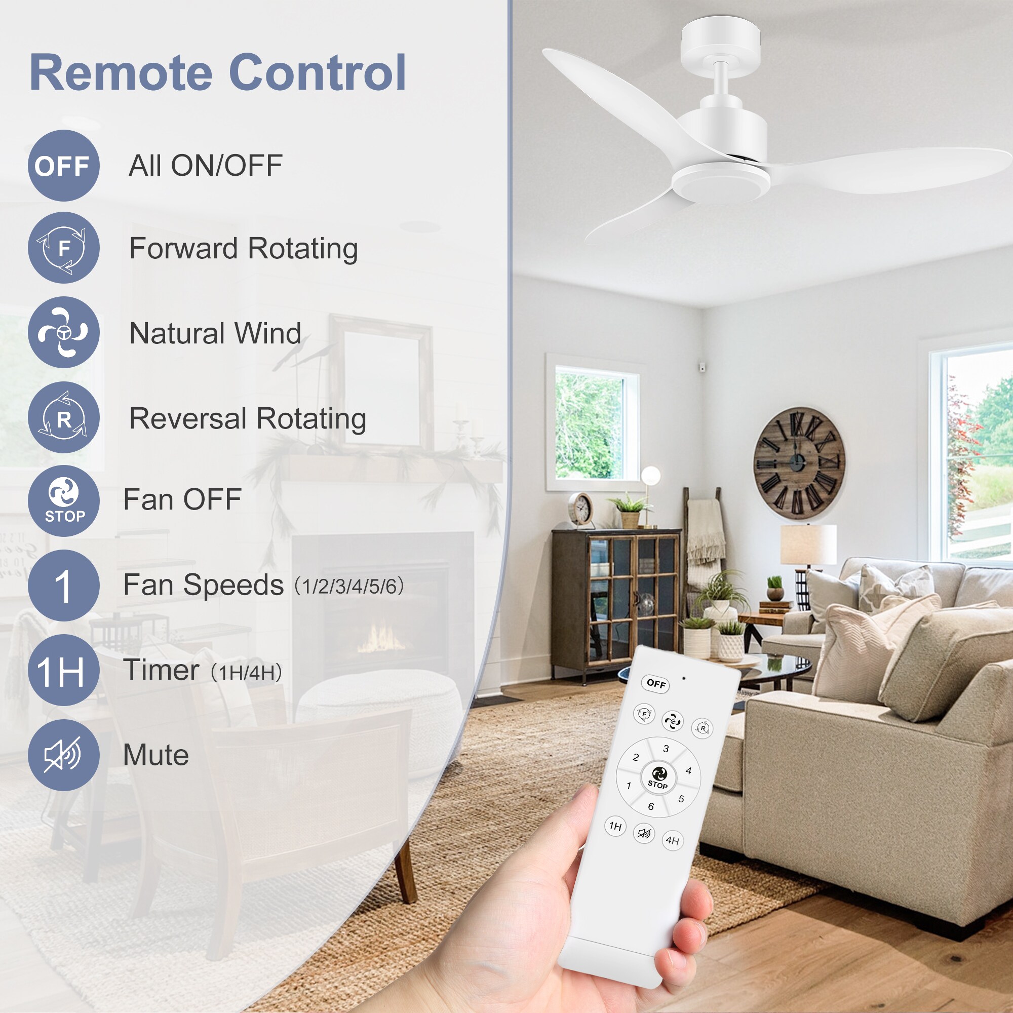 Airsurfer AS30023-AW-NL-T Ceiling-Fans - View #5