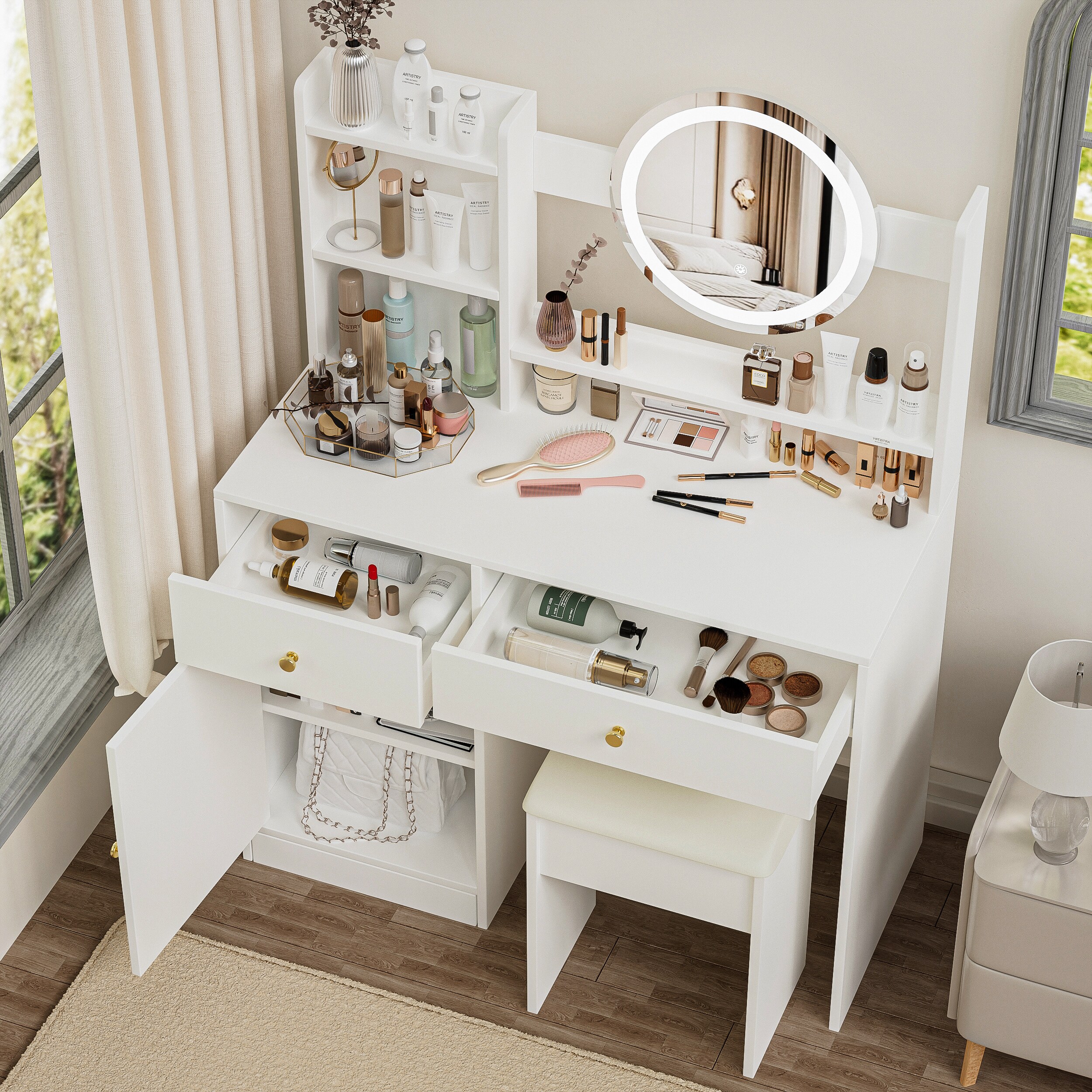 Poly furniture L-SZT-3 Bedroom-Vanities - View #7