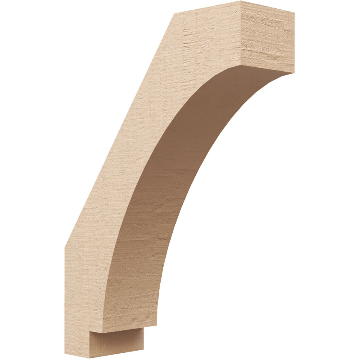 Ekena Millwork BRCUR05X16X22IMPRCPR 5-in x 22-in x 16-in Primed Urethane Imperial Rough Cedar TimberThane Knee Brace