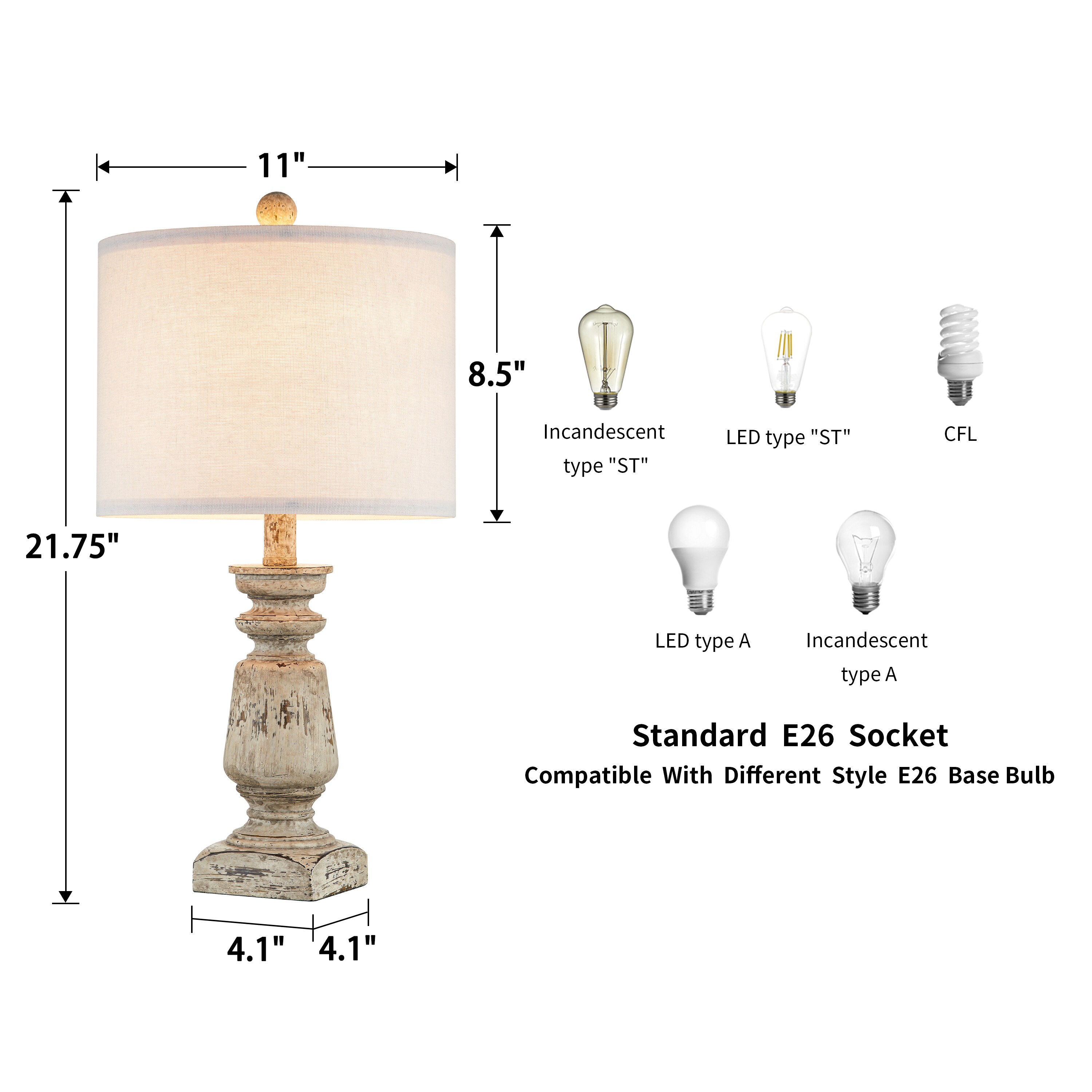 KAWOTI 21350 Table-Lamps - View #5