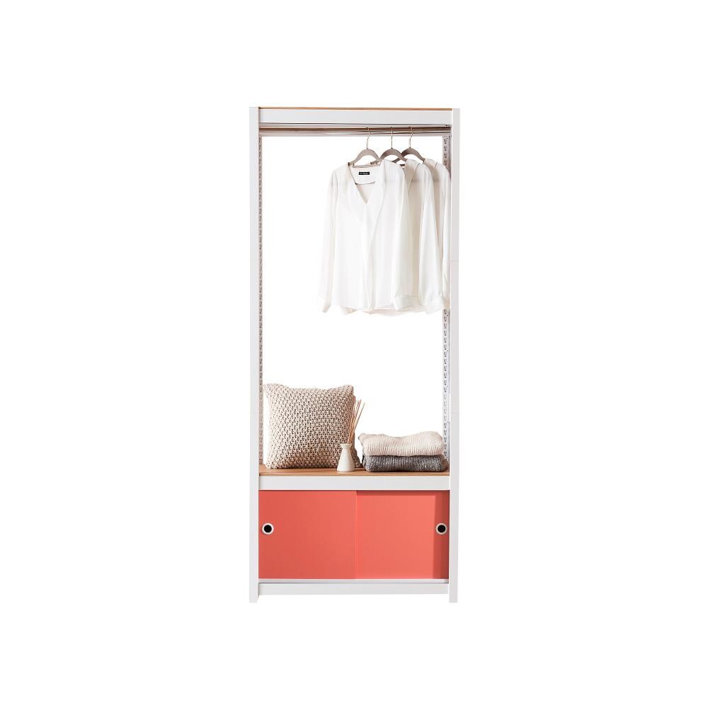 Best Home Fashion Kepsuul Coral Steel Clothing Rack In The Clothing Racks Portable Closets Department At Lowes Com