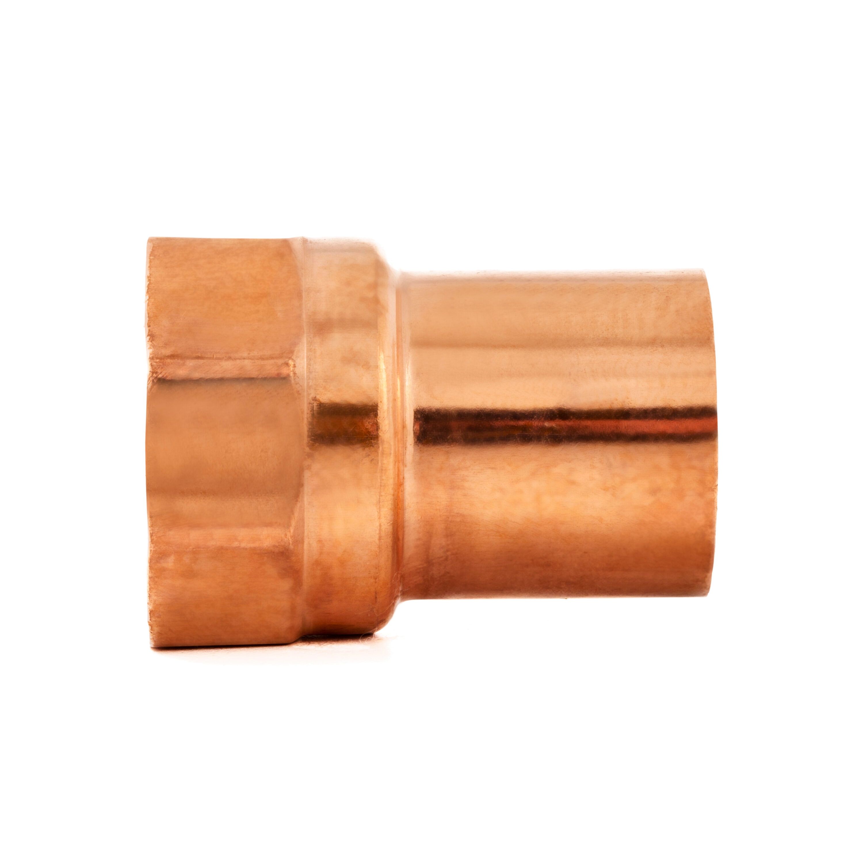 32in X 1/8ips Threaded Unfinished Copper Pipe with 3/4in Long Threaded Ends.