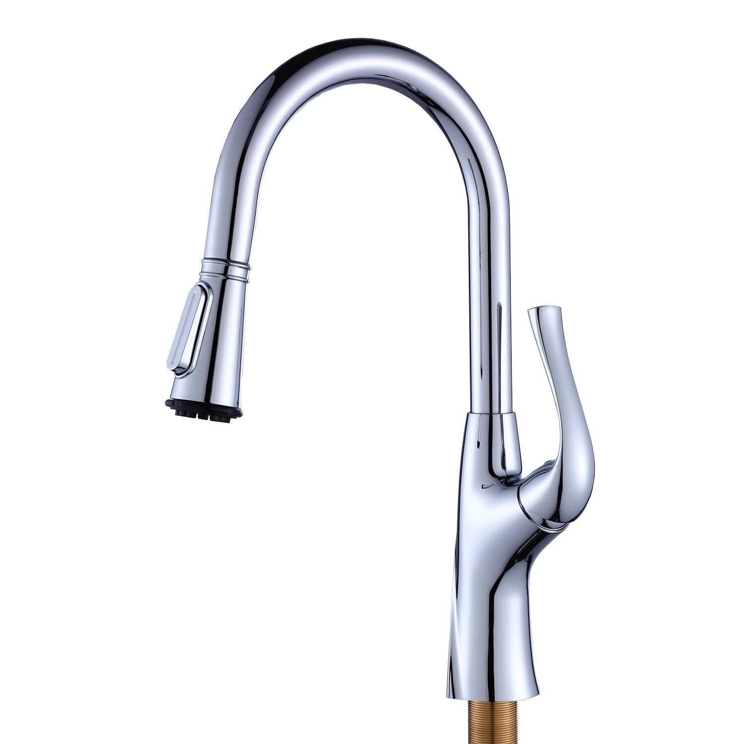 CASAINC Polished Chrome Single Handle Bar and Prep Commercial Kitchen ...