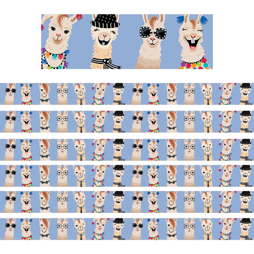 Creative Teaching Press CTP6812-6 Llamas Border, 35 -ft Per Pack, 6 Packs