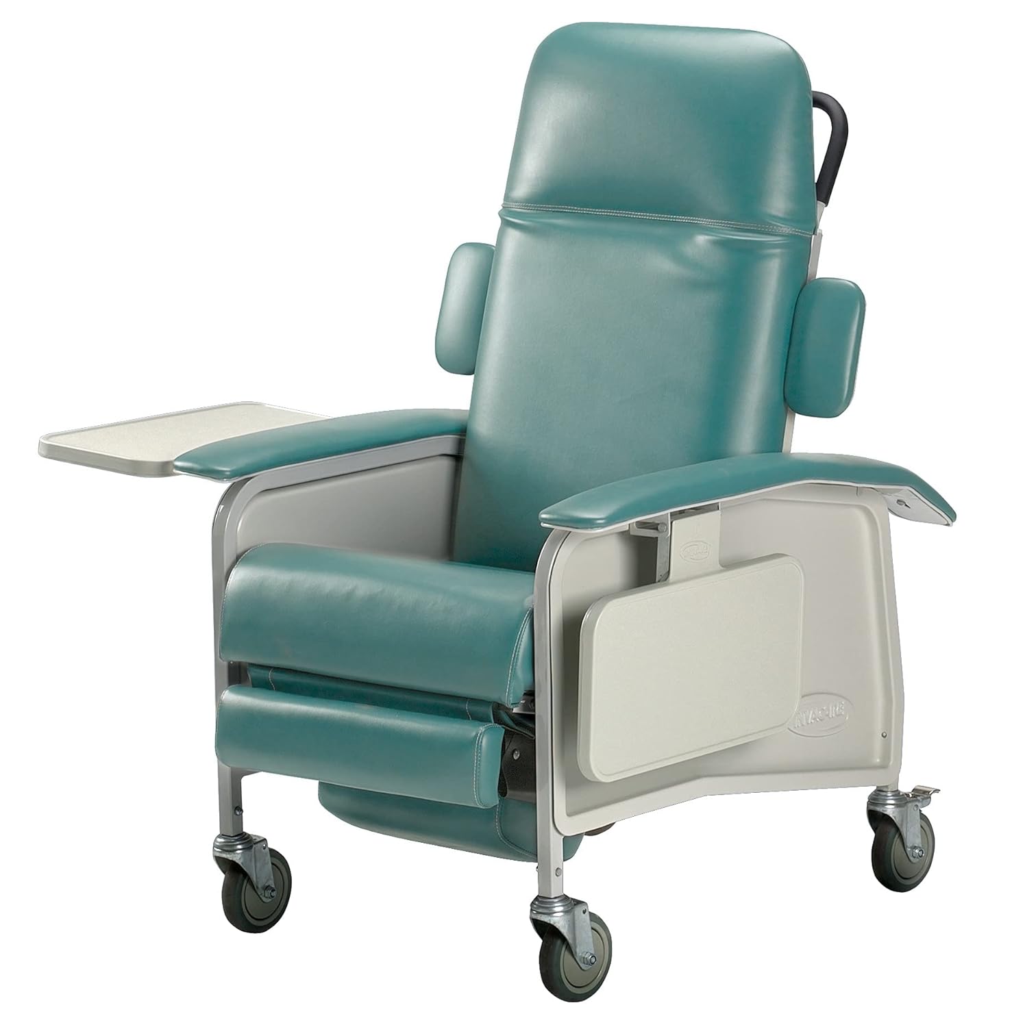Invacare Deluxe Extra Wide 3-Position Recliner Comfortable Support Chair for Adults - Jade Blue