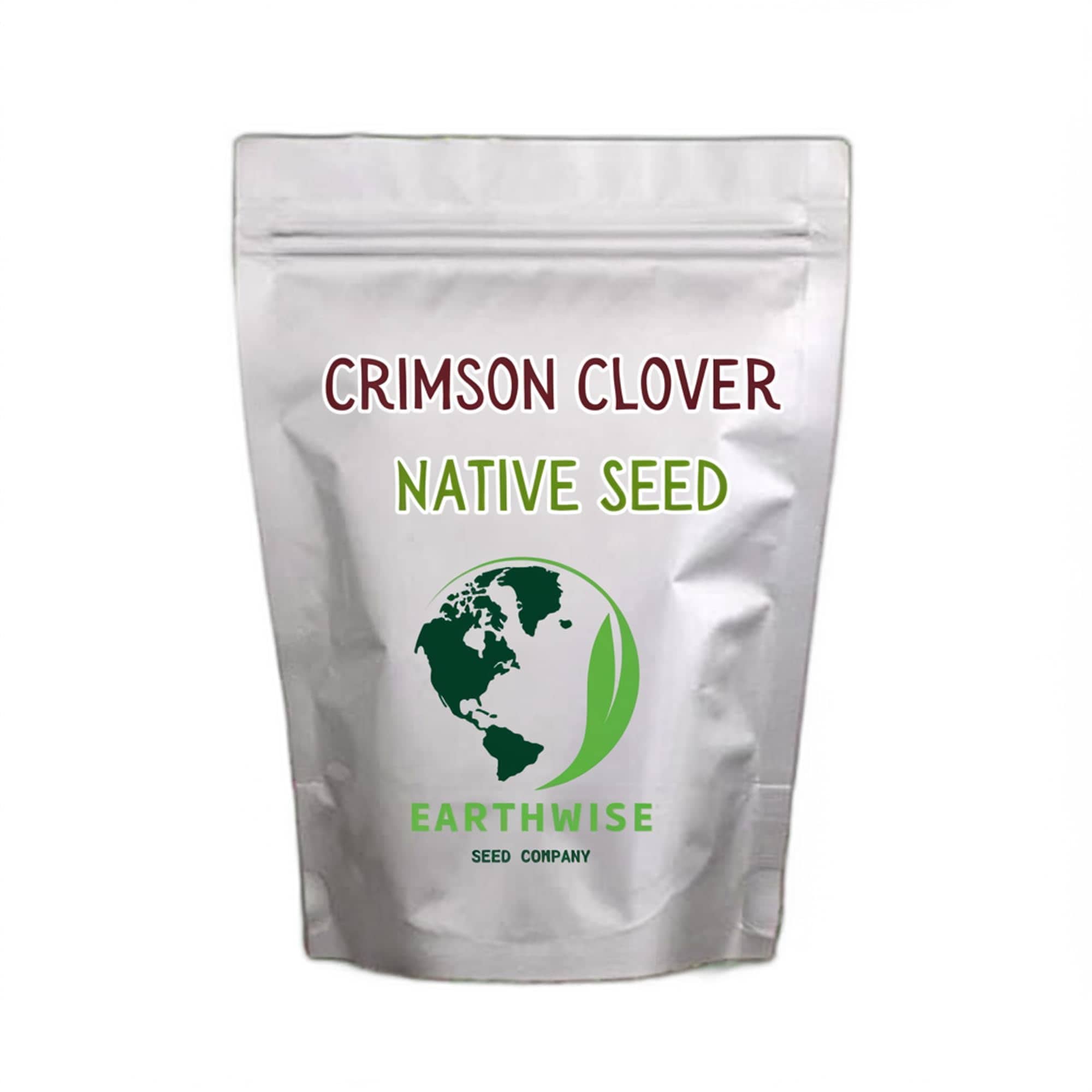 Earthwise Seed Company Earthwise Crimson Clover Seed (Trifolium Incarnatum) 1/2 lb Bag Covers 500 sq ft Over and Over Variety