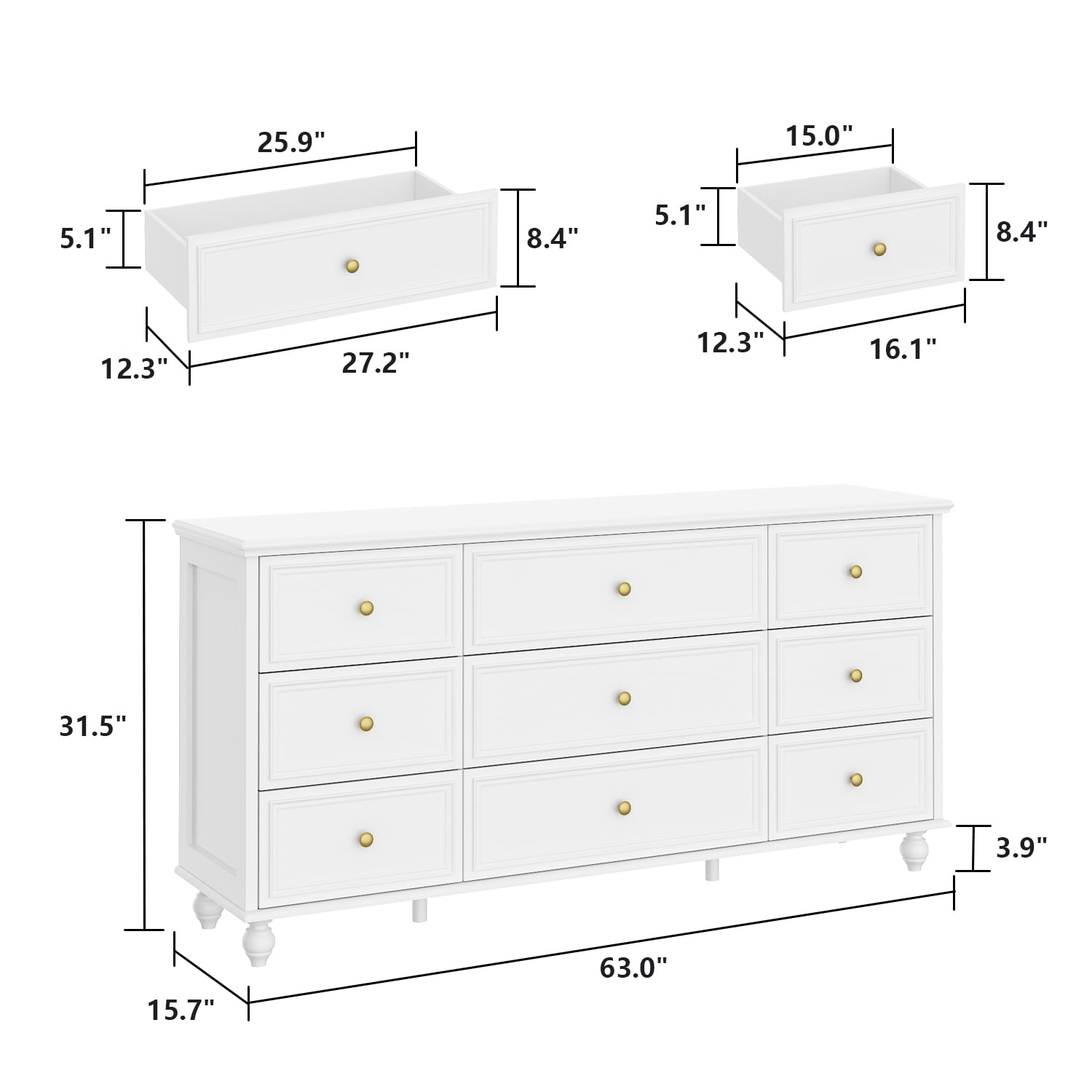 FUFU&GAGA LJY-LX0005-01 dressers - View #8