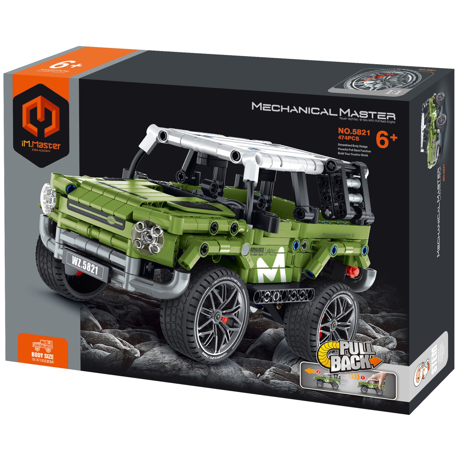 iM.Master G6973676040769 Off Road Vehicle Building Set, 474 Pieces