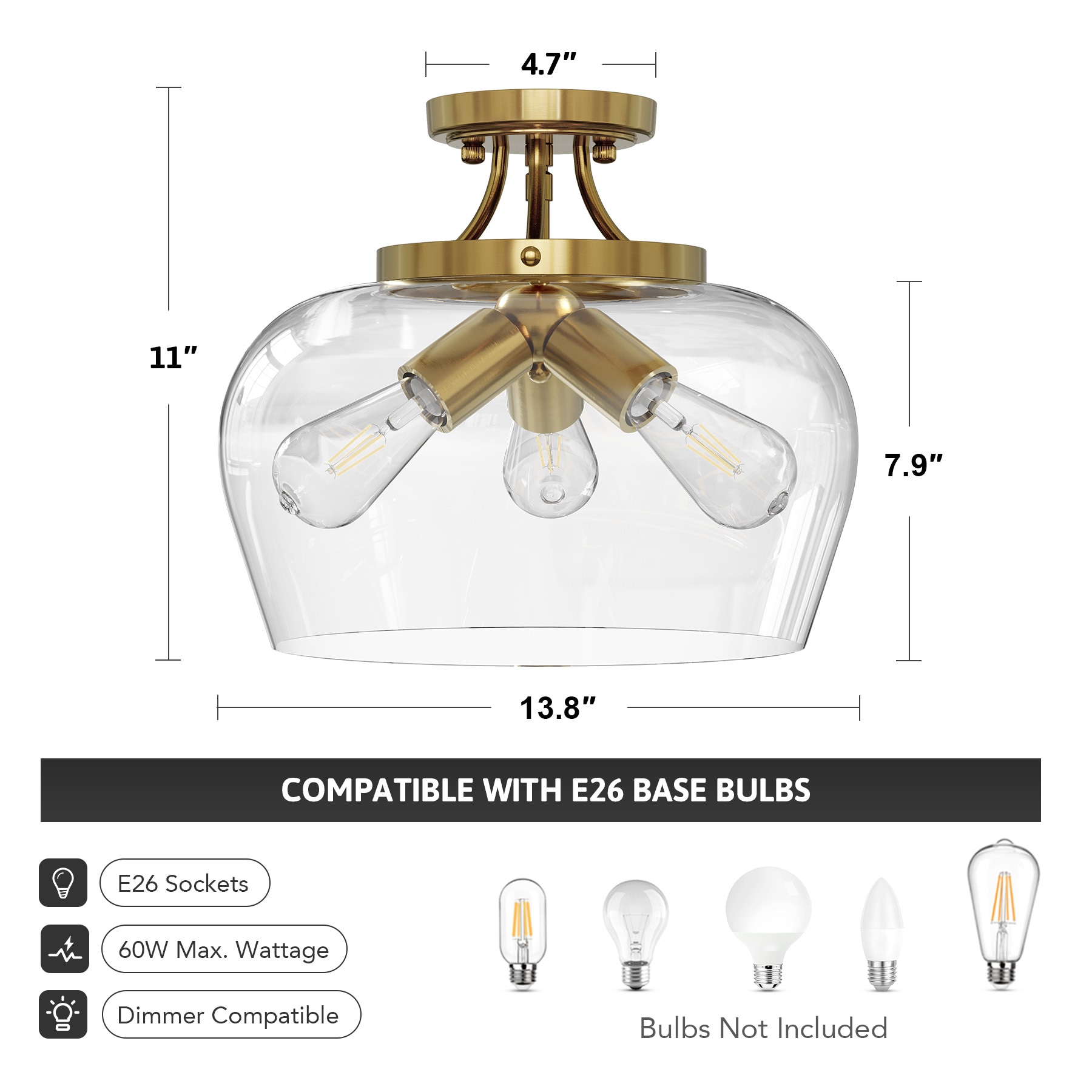 CO-Z HCF-2806-GD flushmounts - View #5