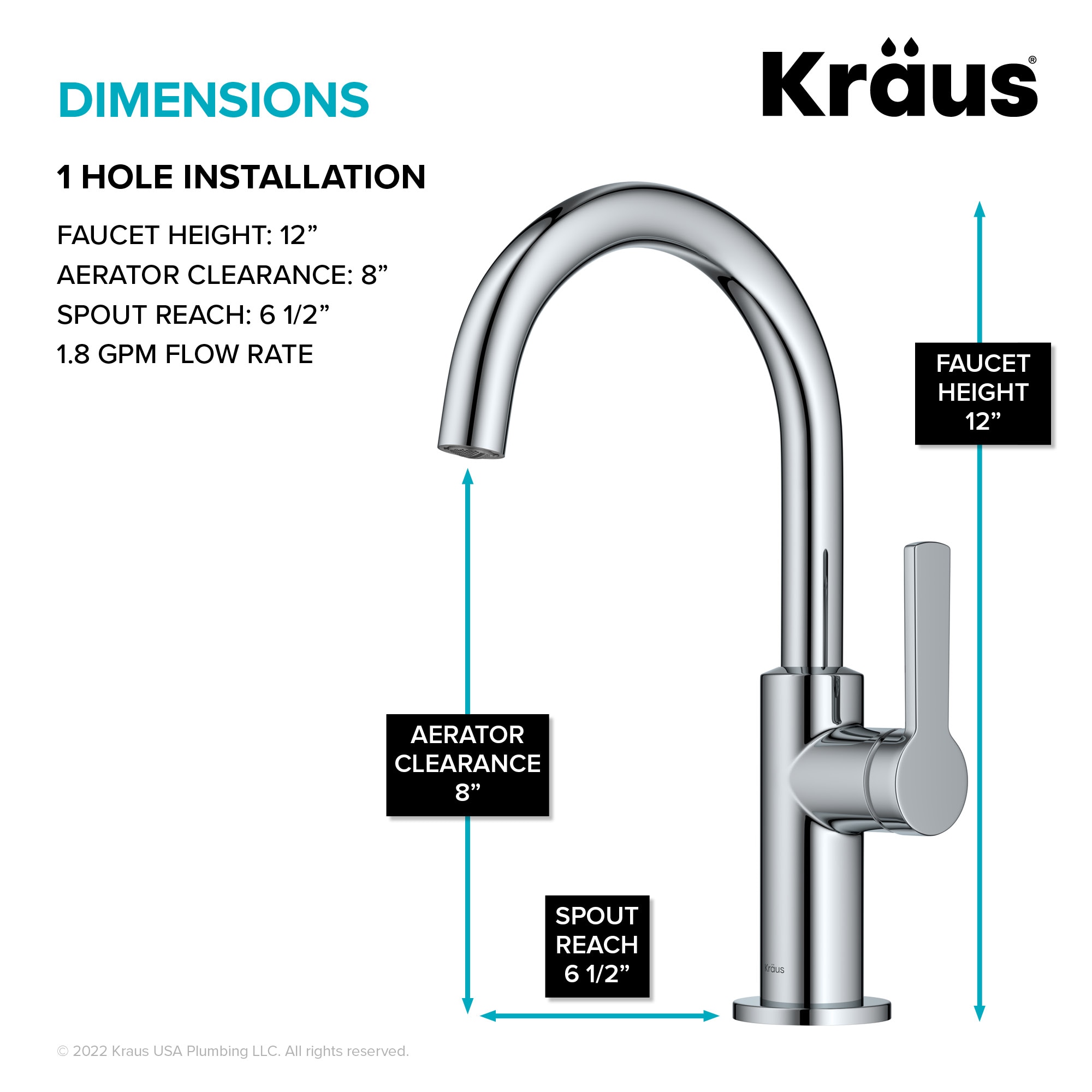 Kraus KPF-2822CH Kitchen-Faucets - View #5