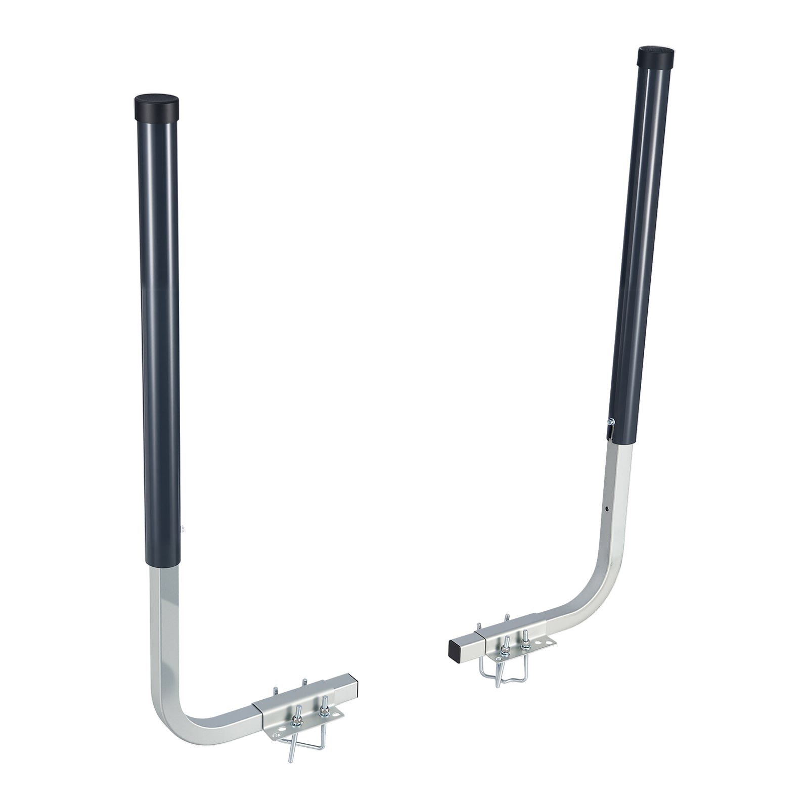 VEVOR Boat Trailer Guides  40 in/48 in Height Guide Poles  2PCS High-Hardness Steel Trailer Guide-Ons  Adjustable Guide Poles with PVC Pipes  for Ski Boats  Compact Fishing Boats  Small Sailboat