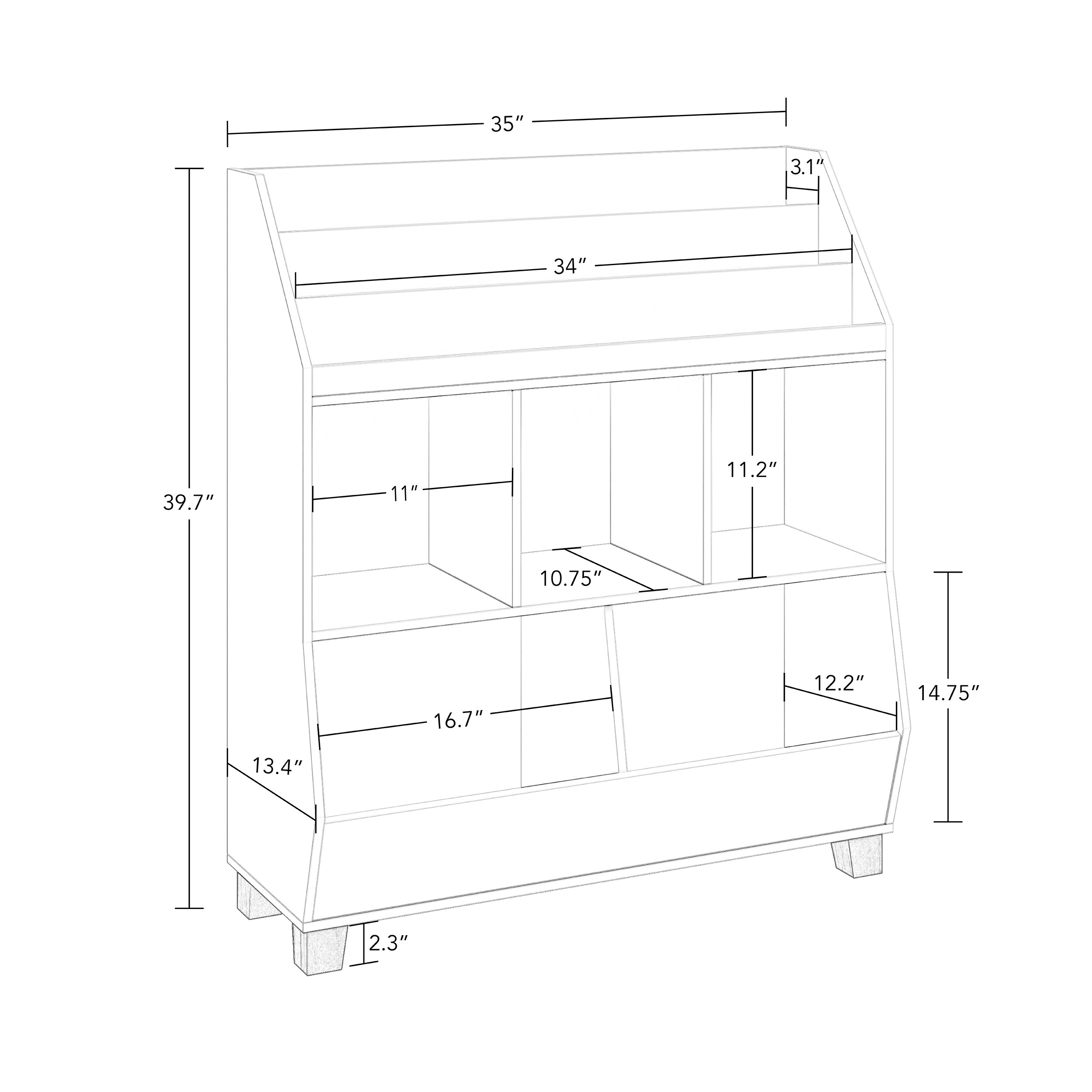 RiverRidge 02-402 Kids-Bookcases - View #6