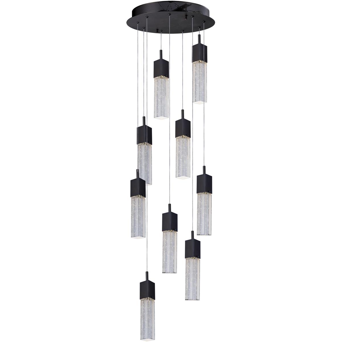 Decovio  16349-BEBL9 Lansdale LED 1575 inch Bronze Multi-Light Pendant Ceiling Light