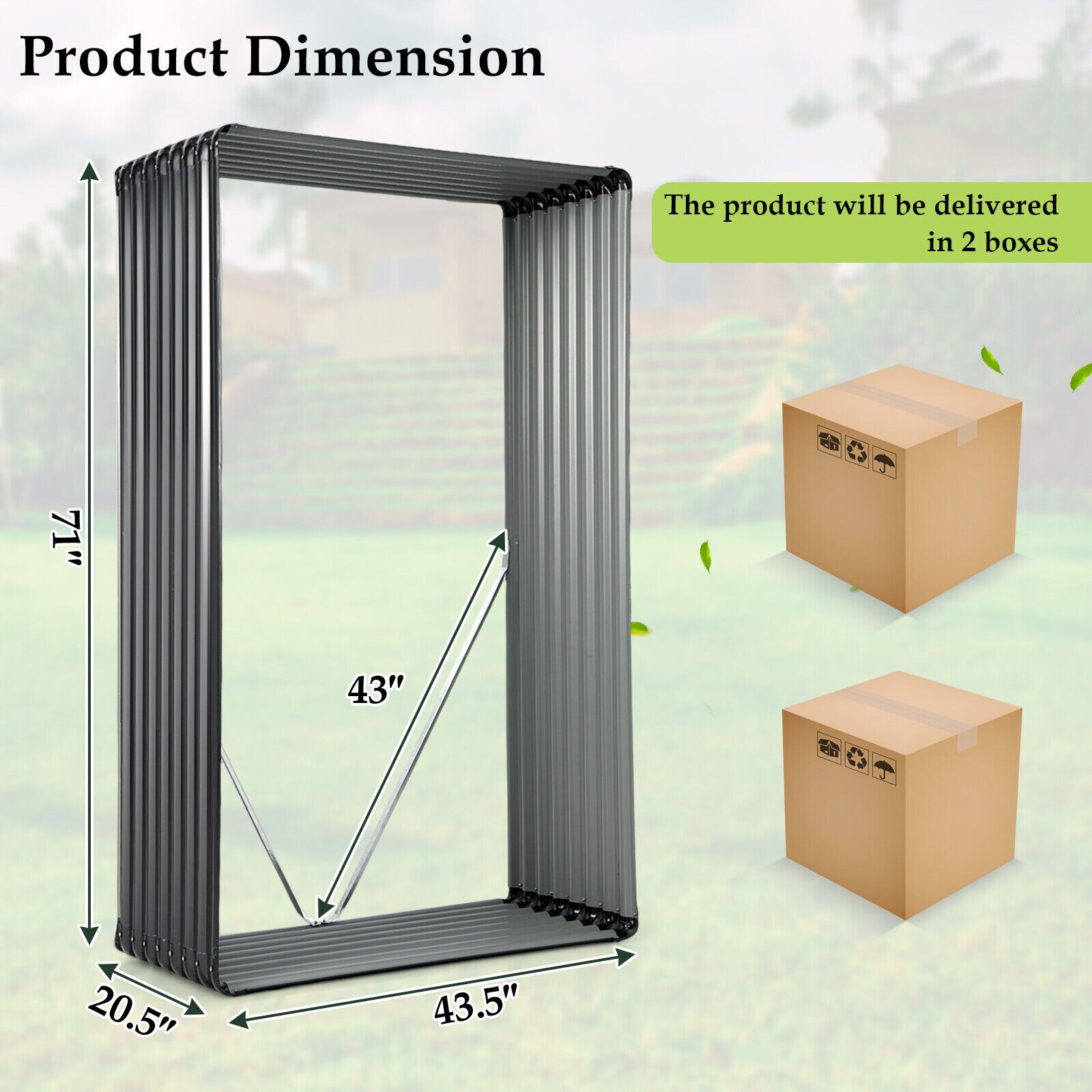 Ayelon OCMP8797GR Raised-Garden-Beds - View #5