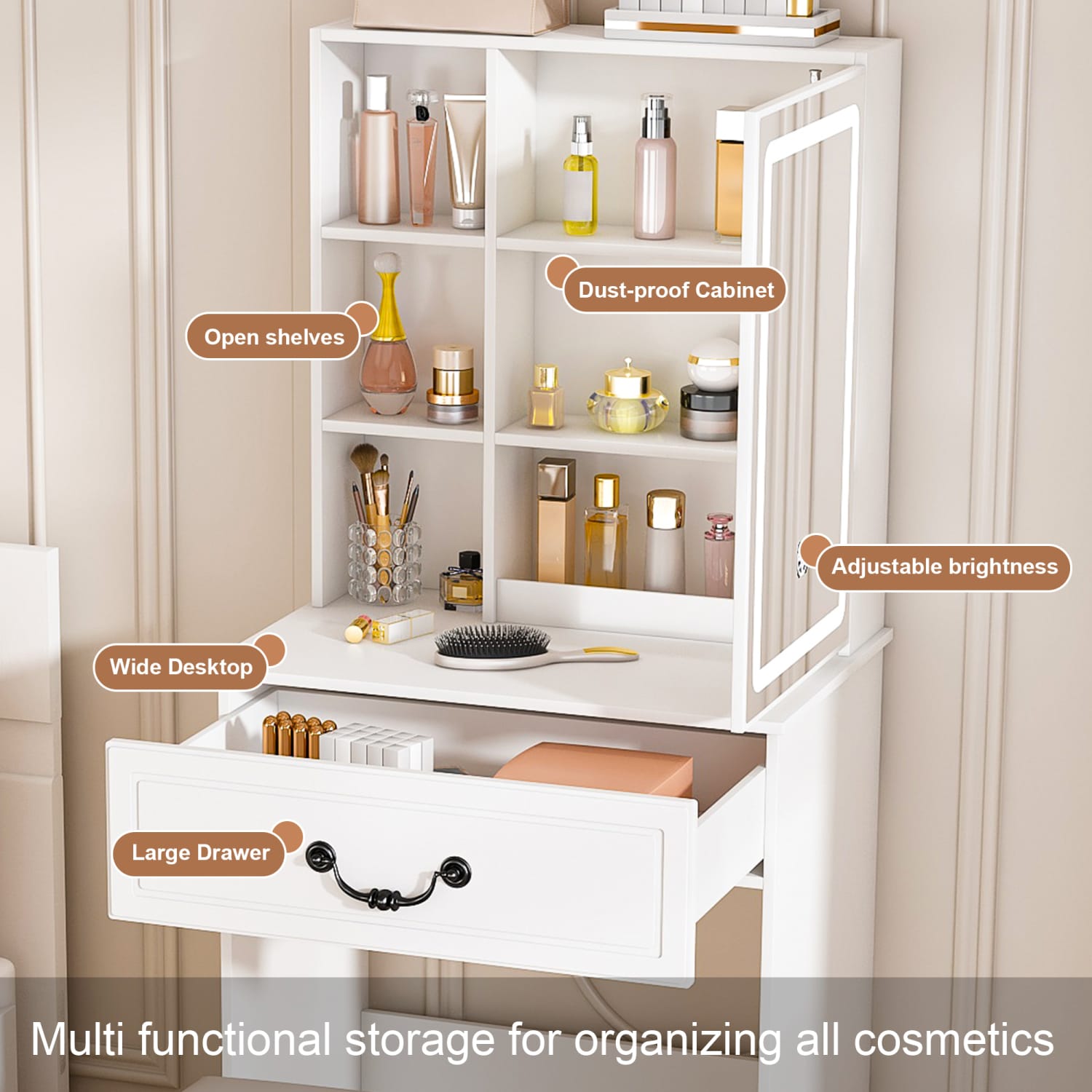Streamdale Furniture W2699P296516 Bedroom-Vanities - View #3