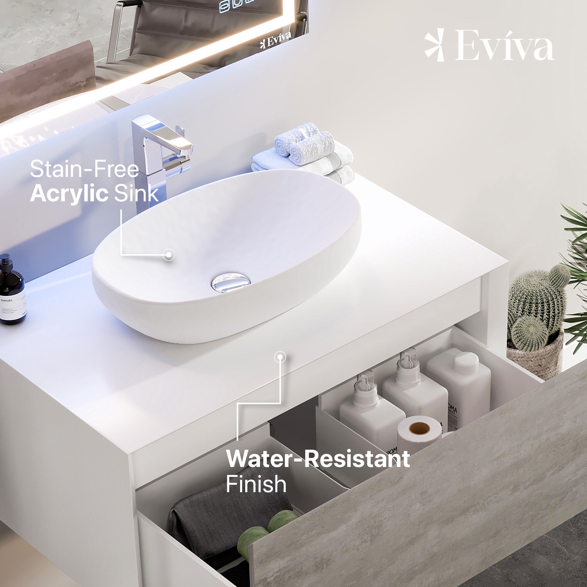 Eviva EVVN555-36GRN Bath-Vanity-Combo - View #4