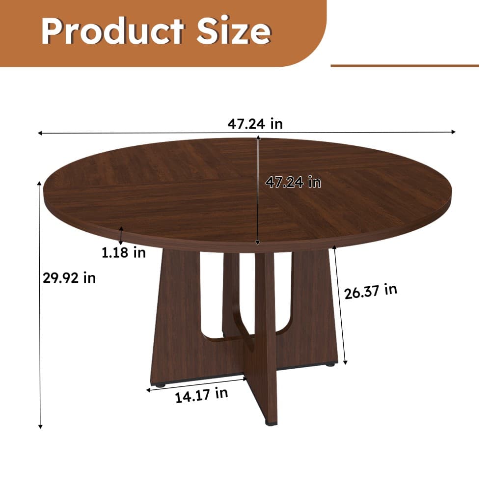 Coolbibila CORY-TABLE-WALNUT Dining-Tables - View #3