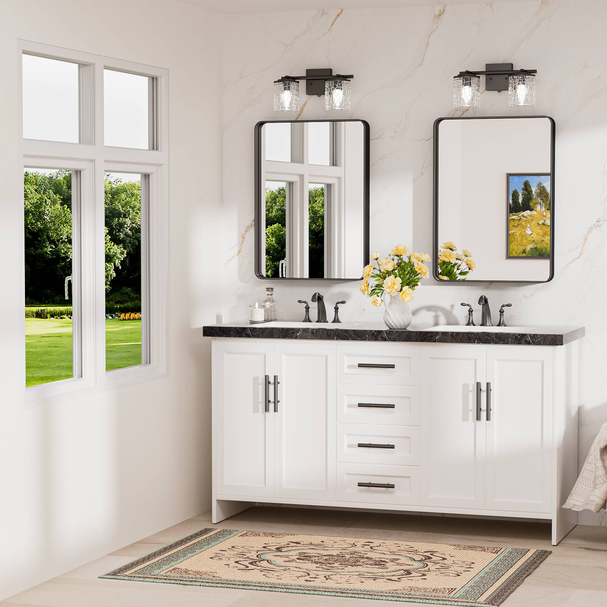 Keonjinn LW-JSKYJ2-5076BK Decor-Mirrors - View #2