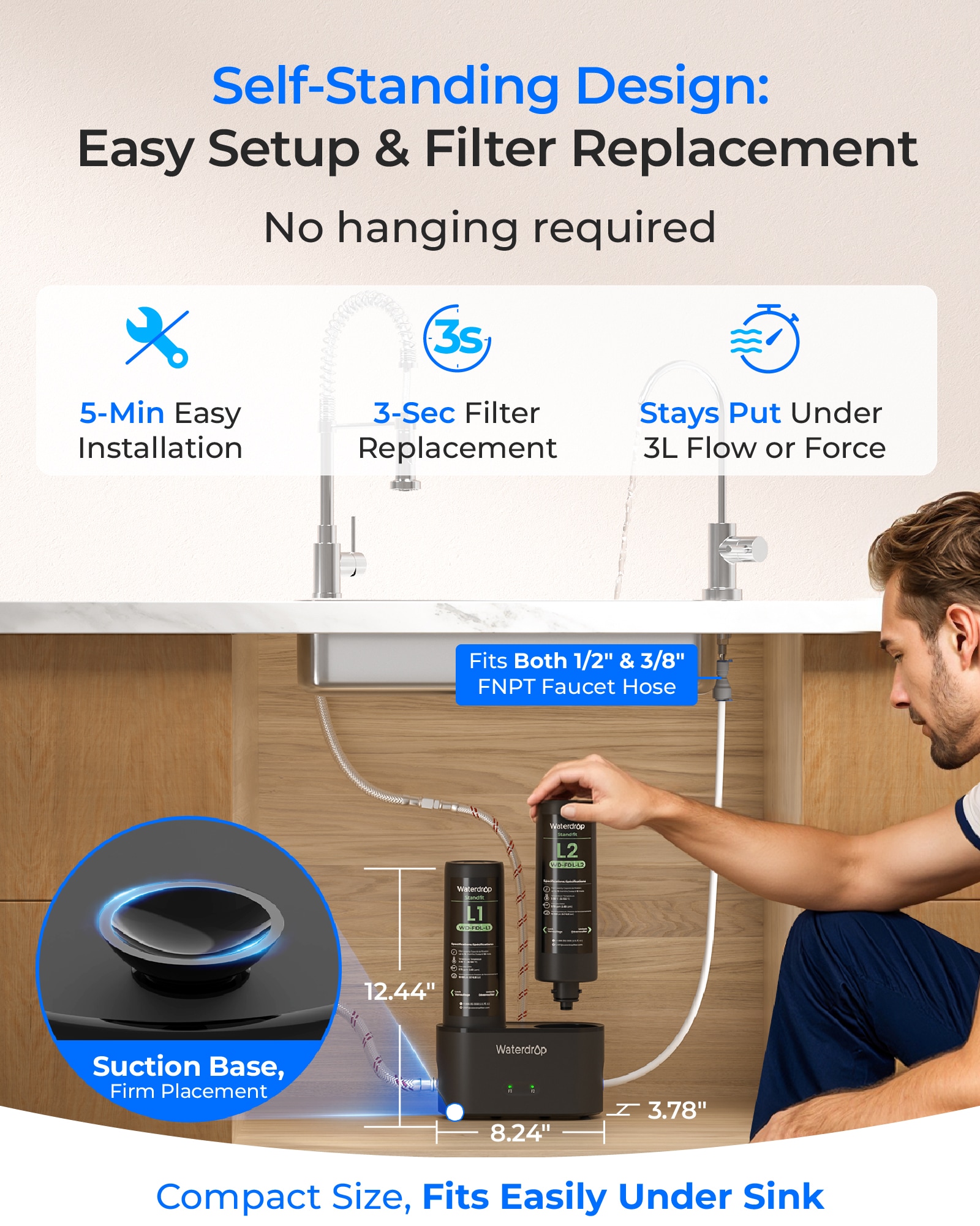 Waterdrop BL-WD-DLG-L-ST Under-Sink-Filtration-Systems - View #4