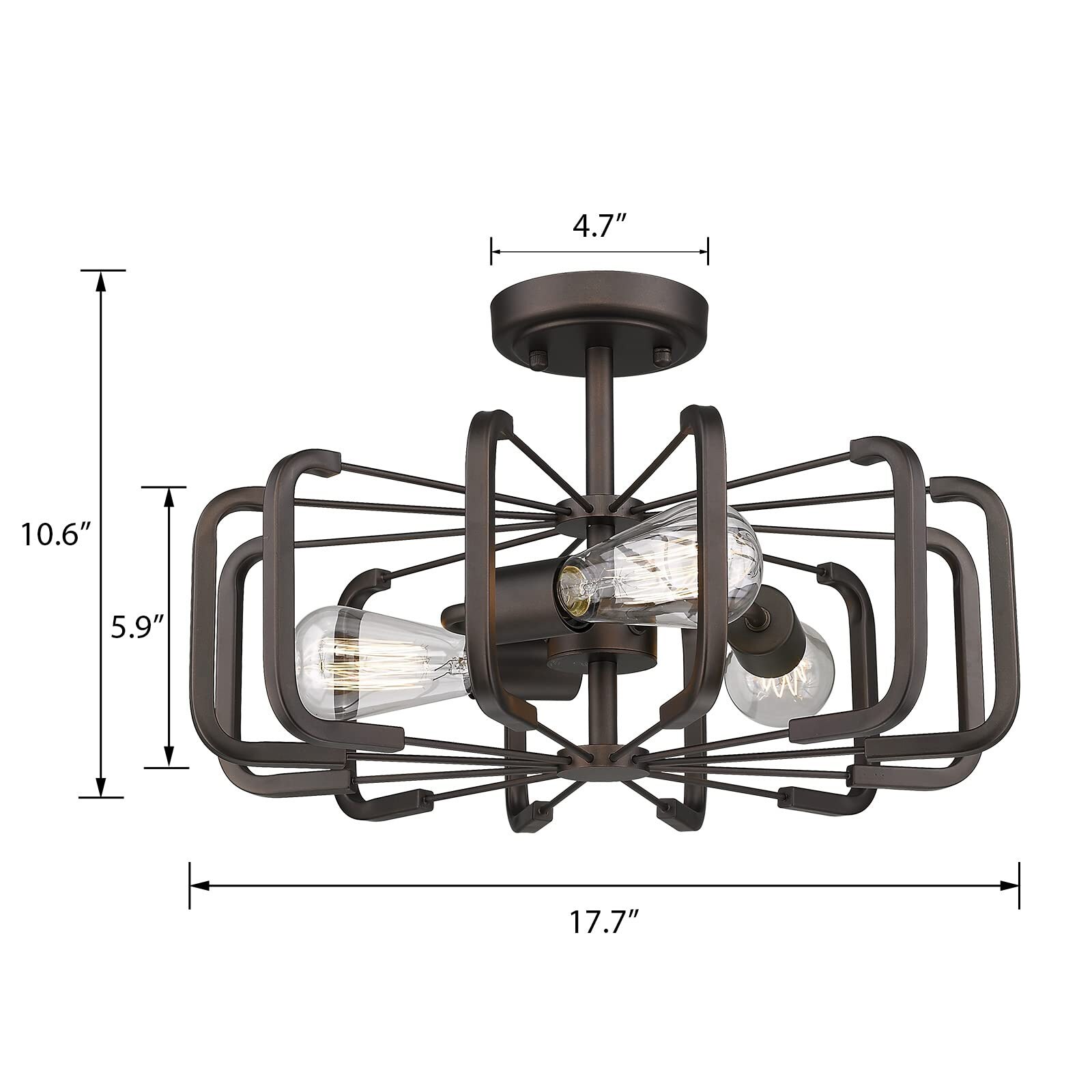 LTMATE LSGE247F ORB flushmounts - View #2